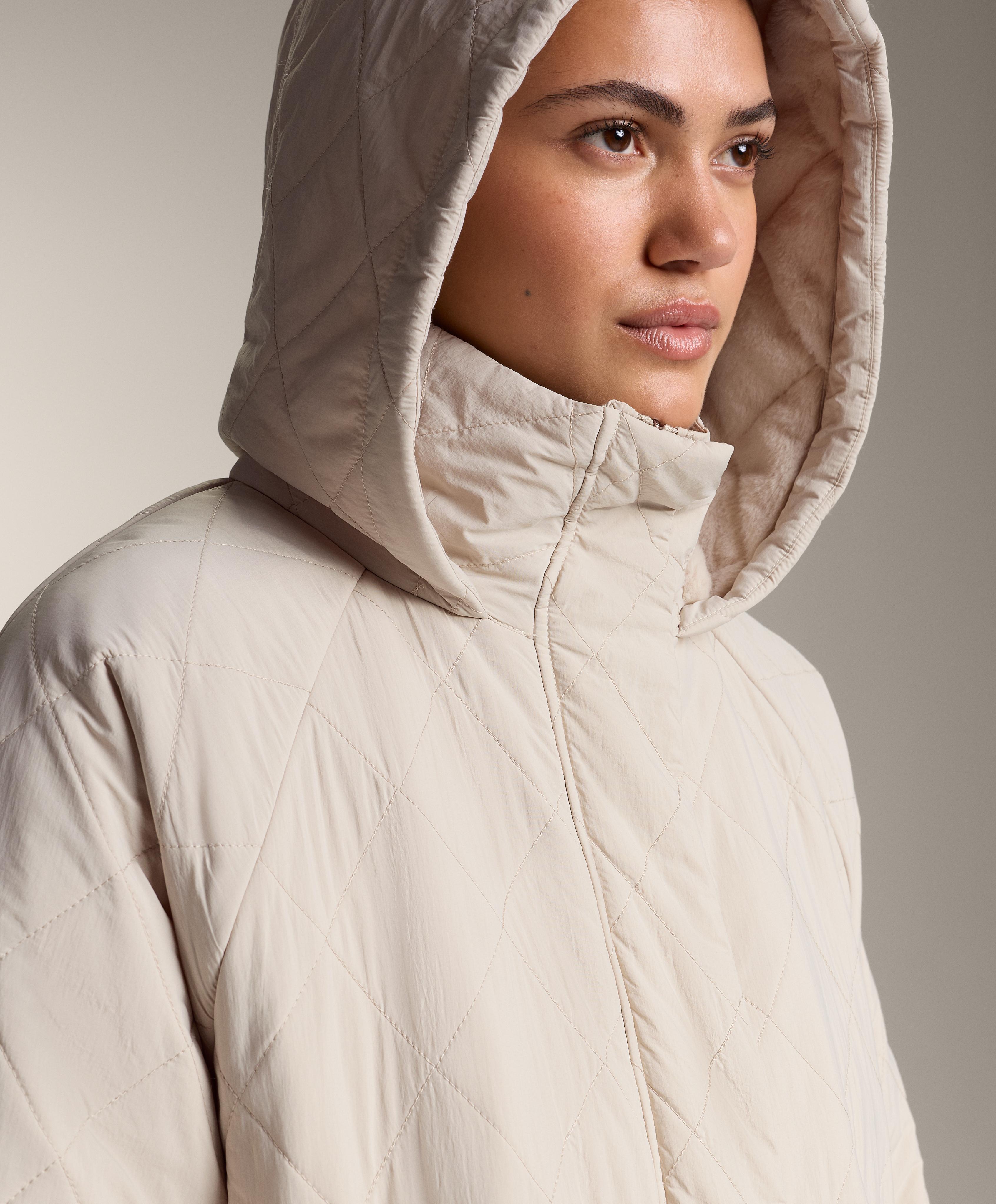FELLEX® AEROGEL long padded jacket — PALE MINK