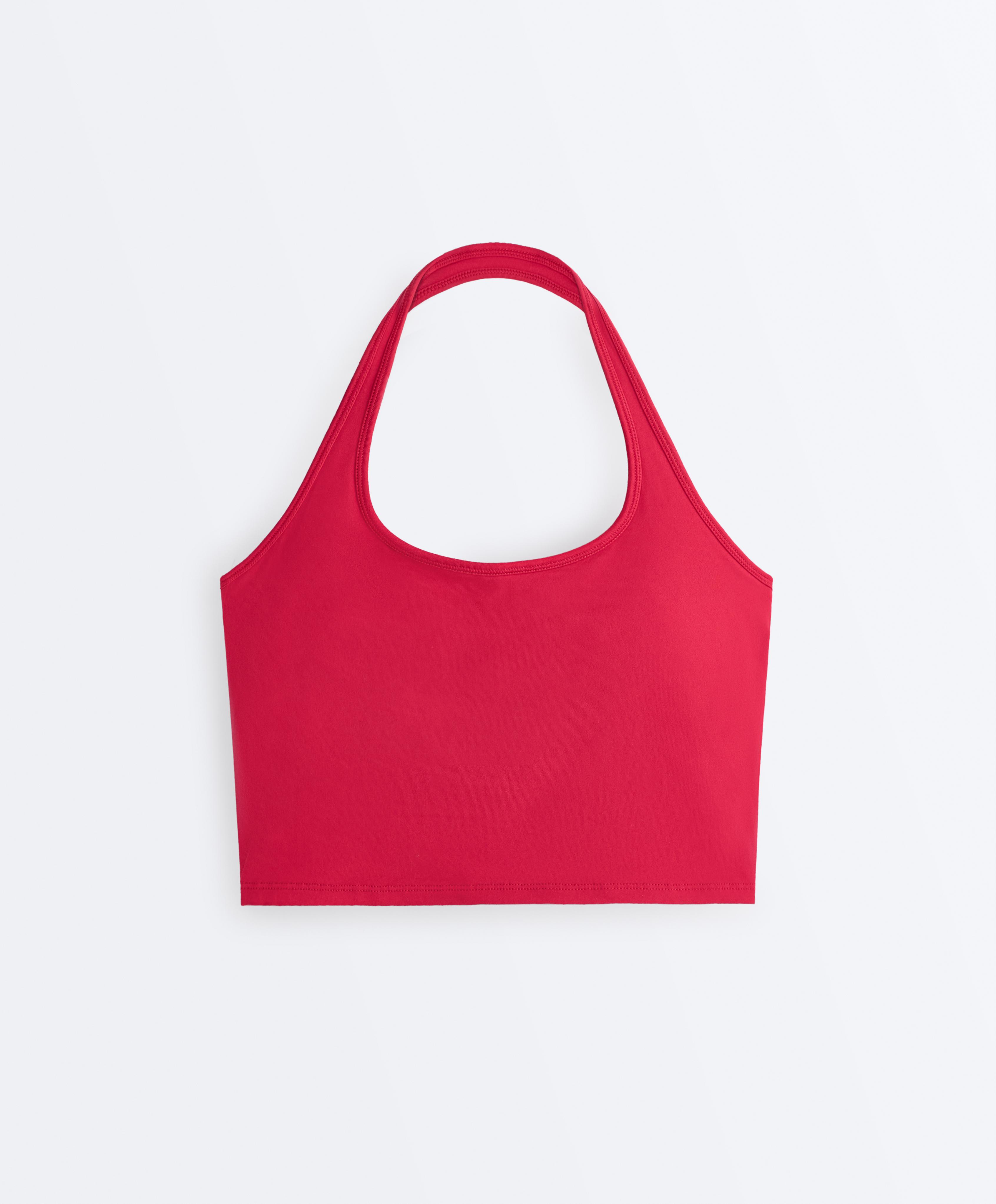Evermove halter tank top — RED