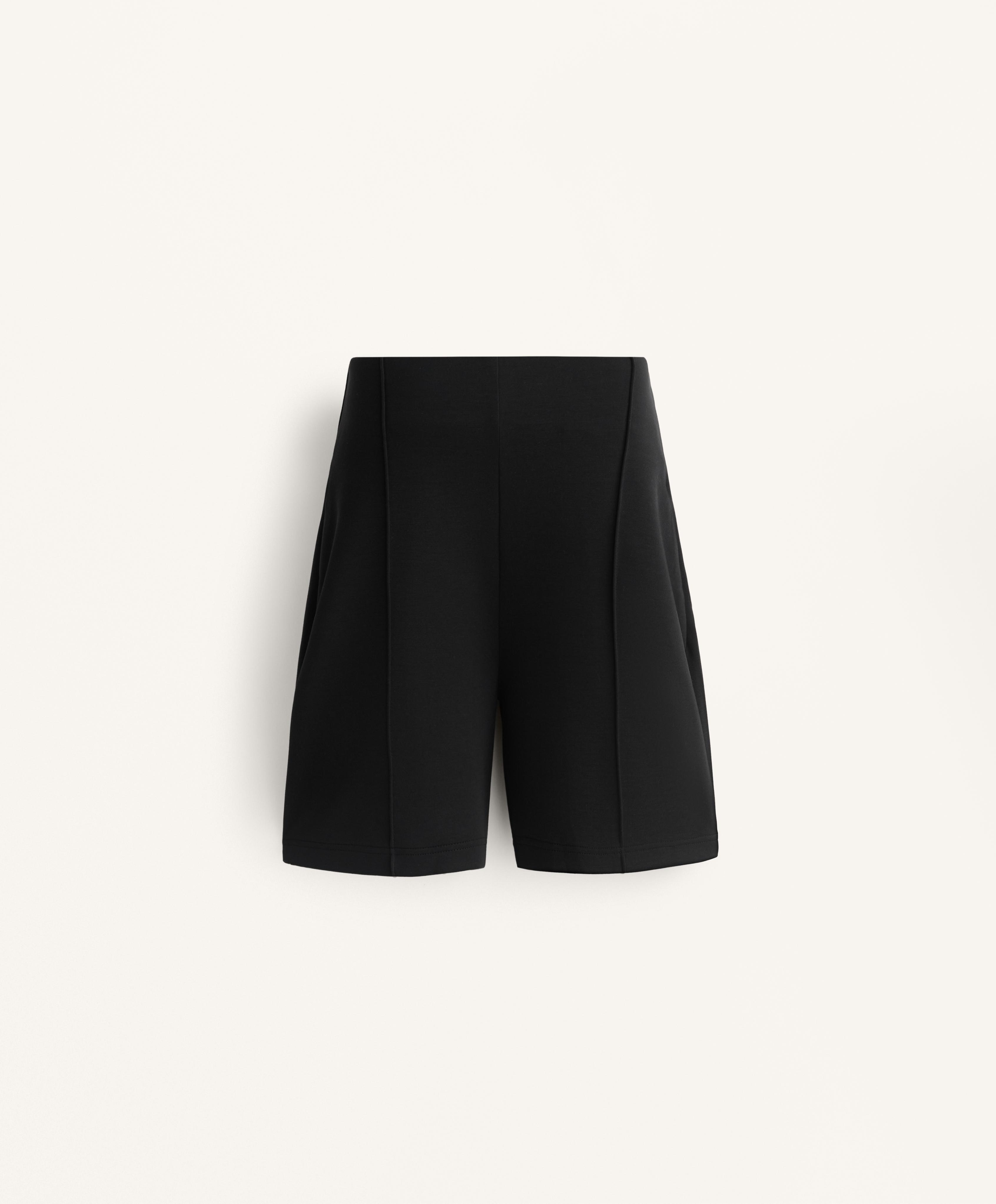 Super high-rise Bermuda shorts with soft-touch modal - Sale