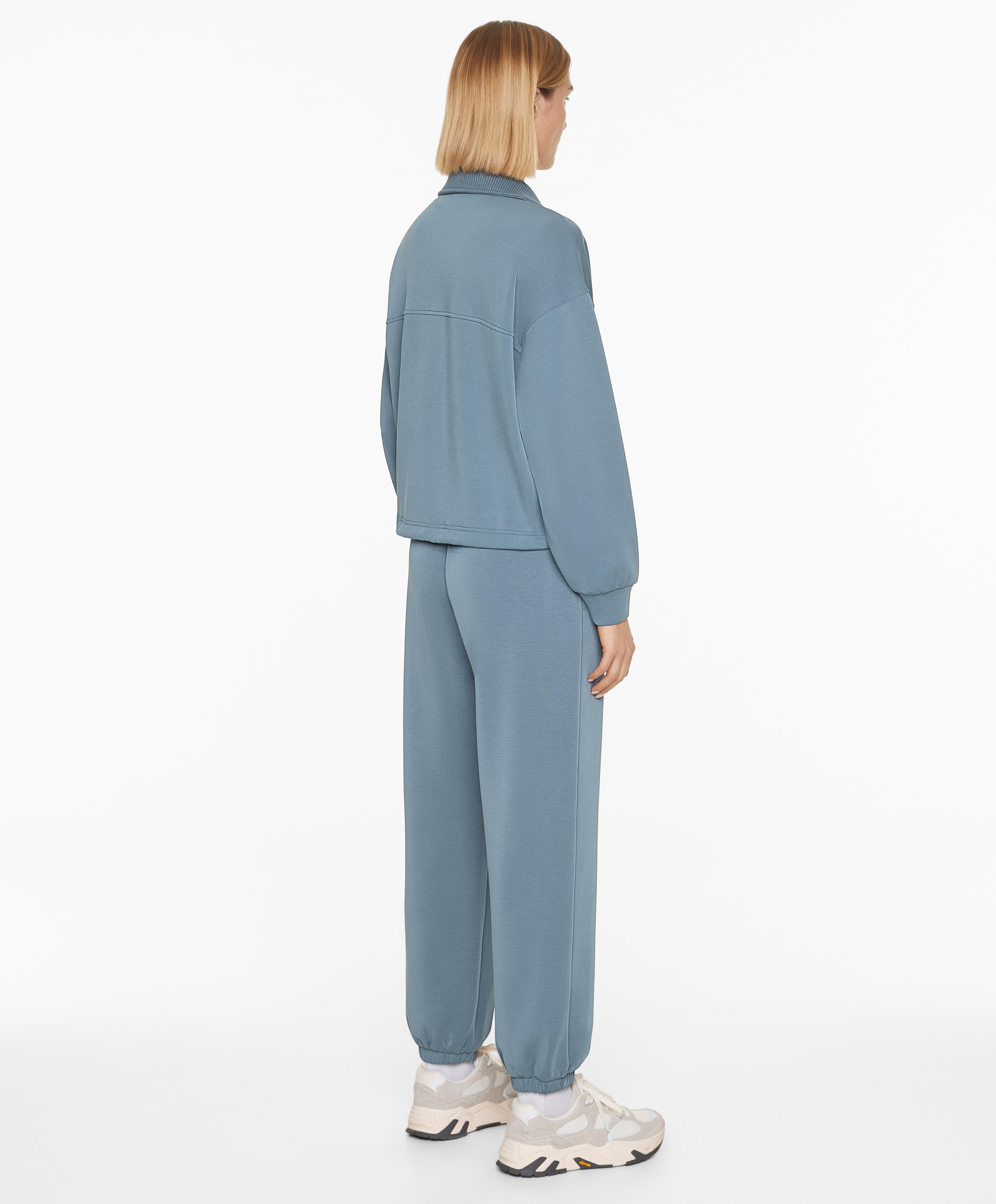 Jogger tracksuit with brushed modal interior