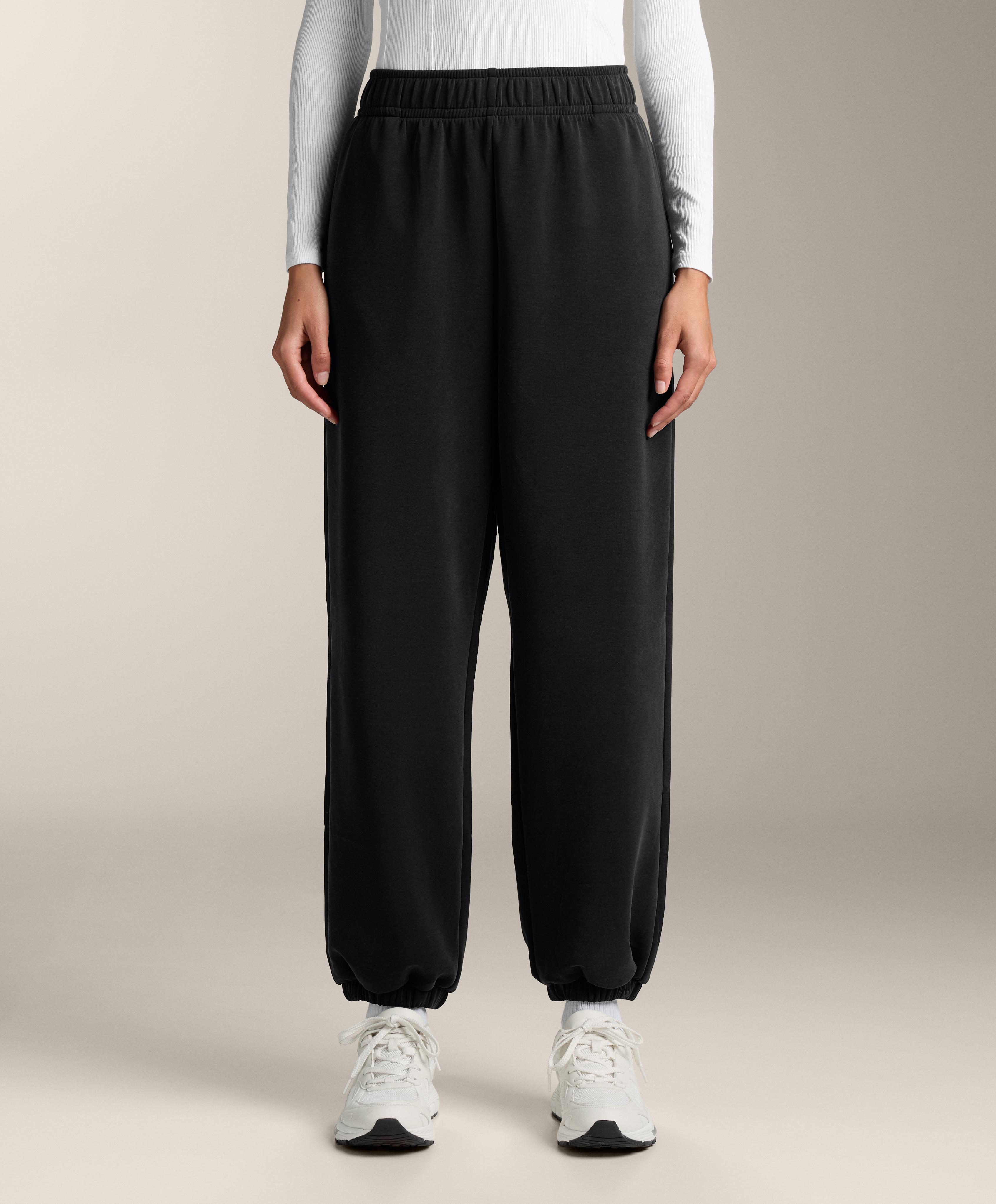 Joggers with brushed modal