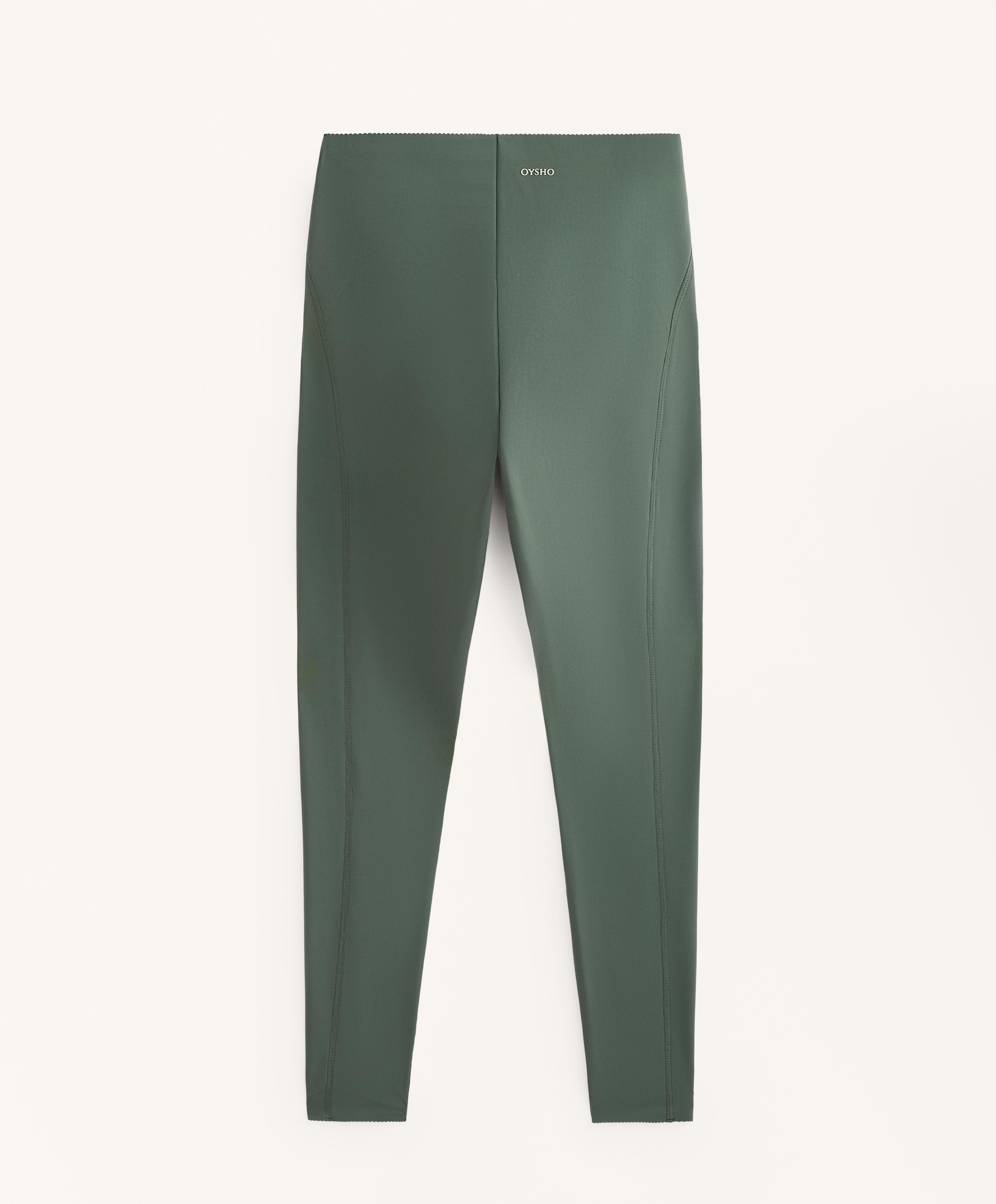 High rise Compressive core control ankle-length leggings