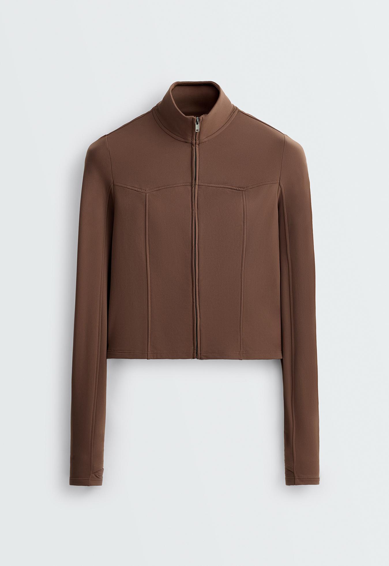 Light warm boxy technical jacket — COCOA