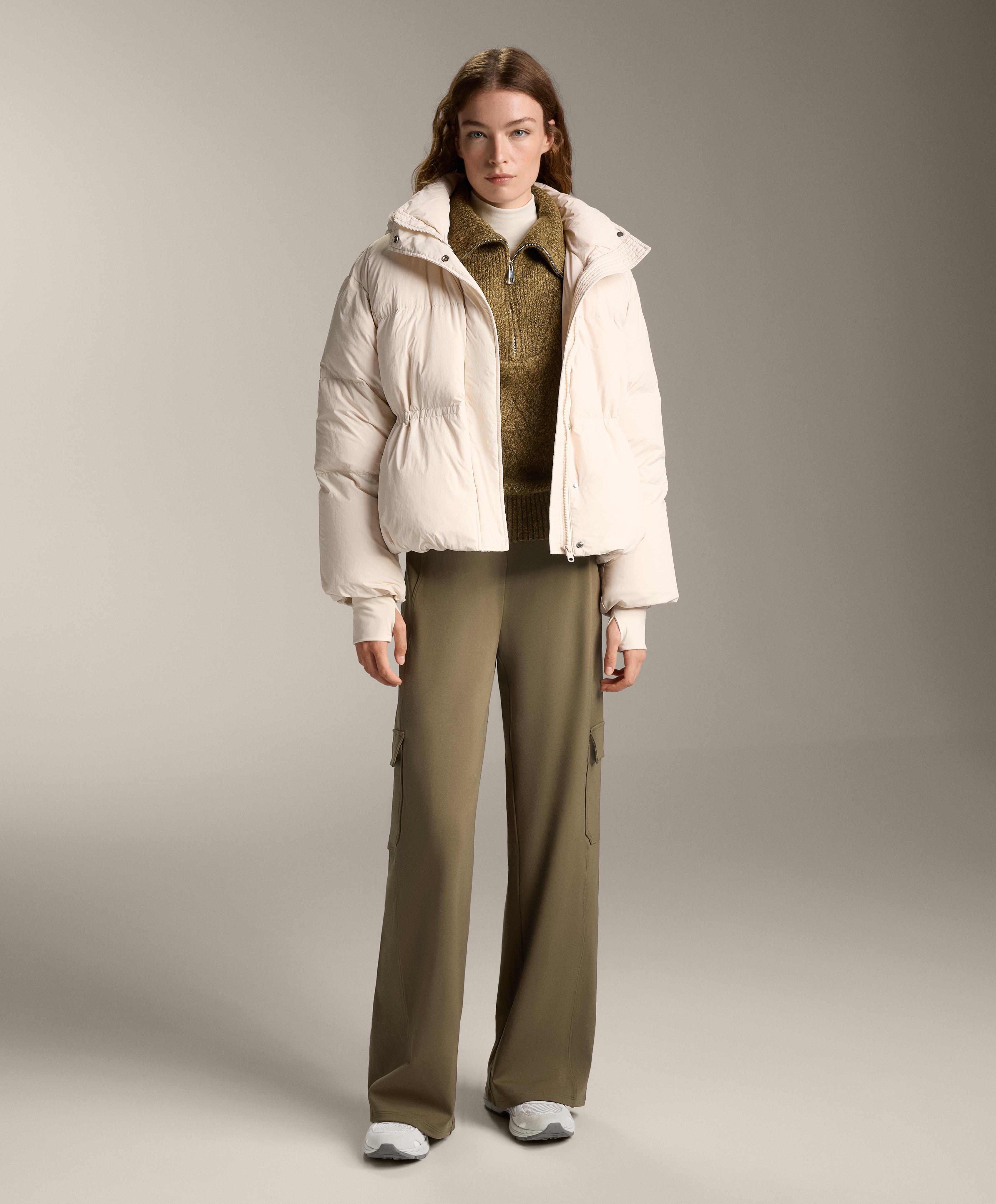 High-rise Warm cargo trousers