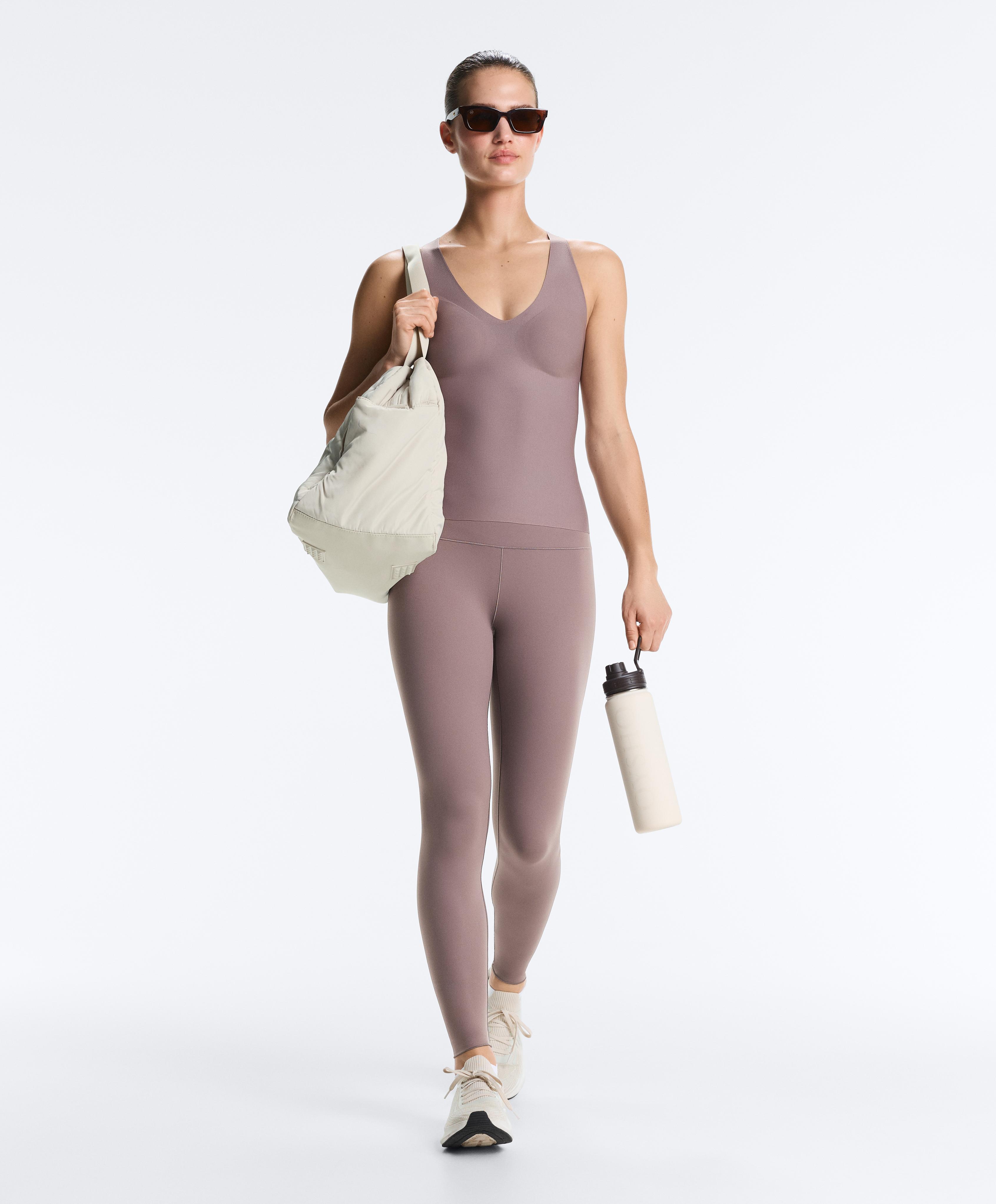 Perfect-adapt strap Tank top — GREY-LILAC