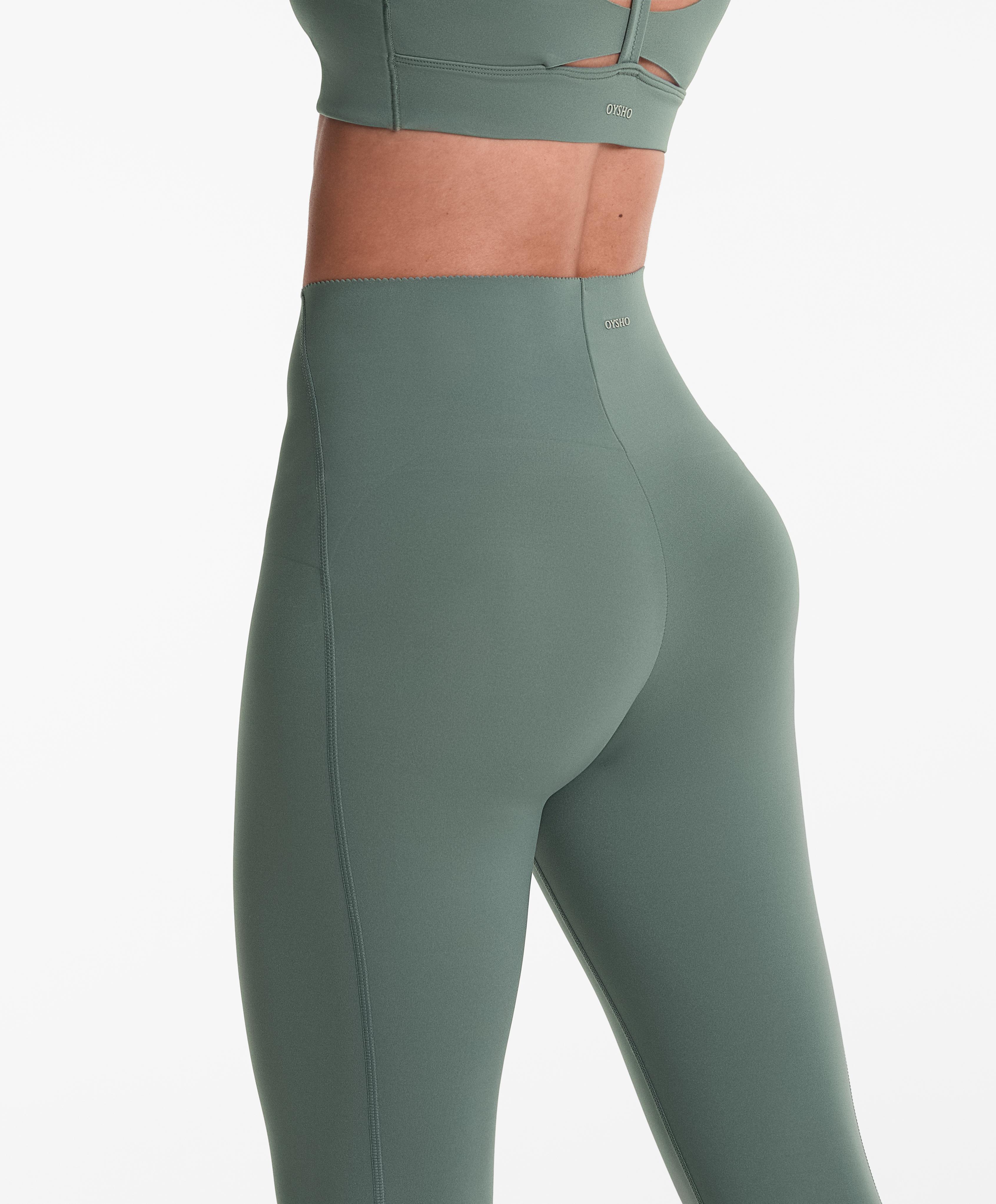 High-rise Compressive core-control ankle-length leggings High-rise Compressive core-control ankle-length leggings