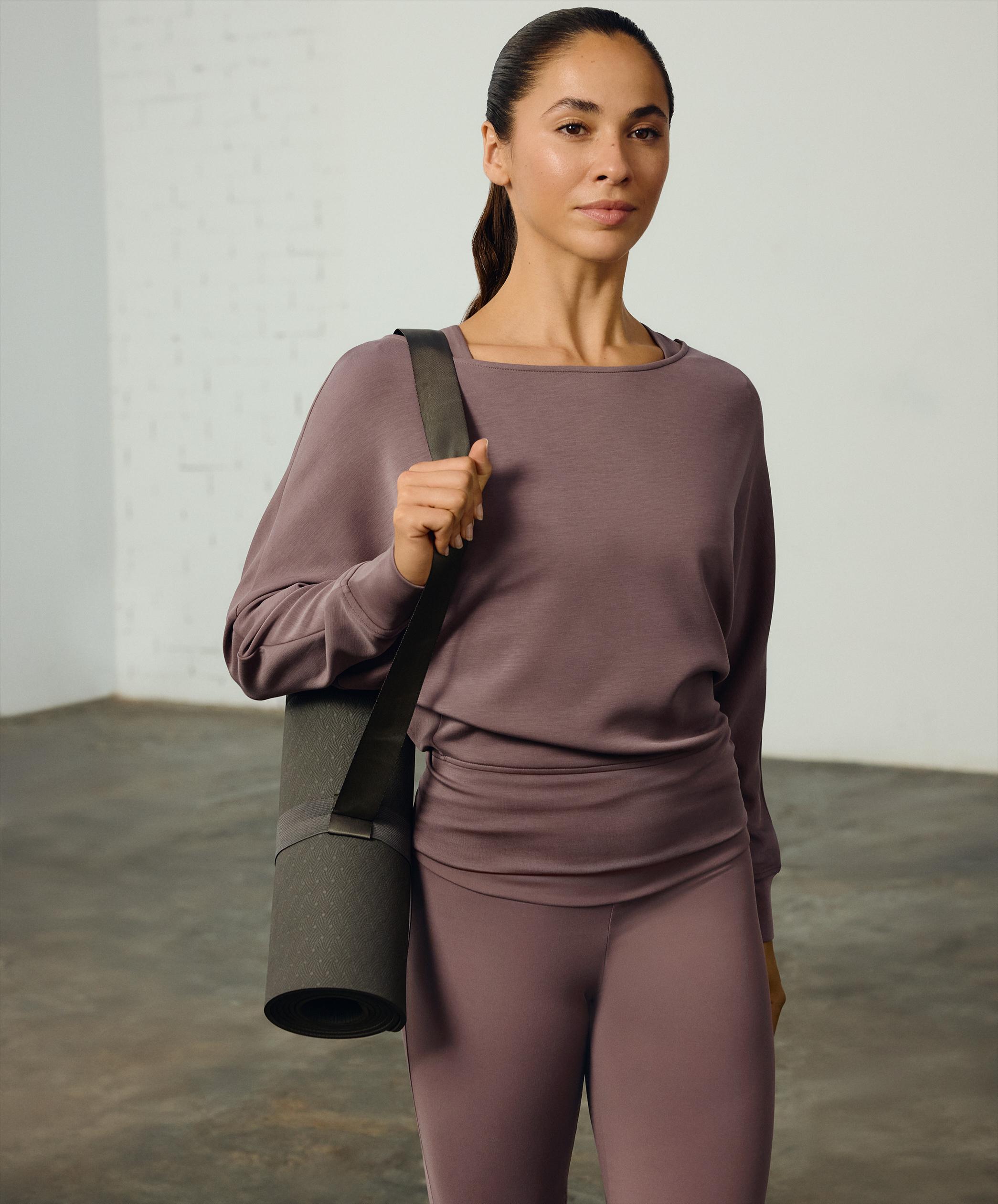 Sweater met boothals met modal soft touch