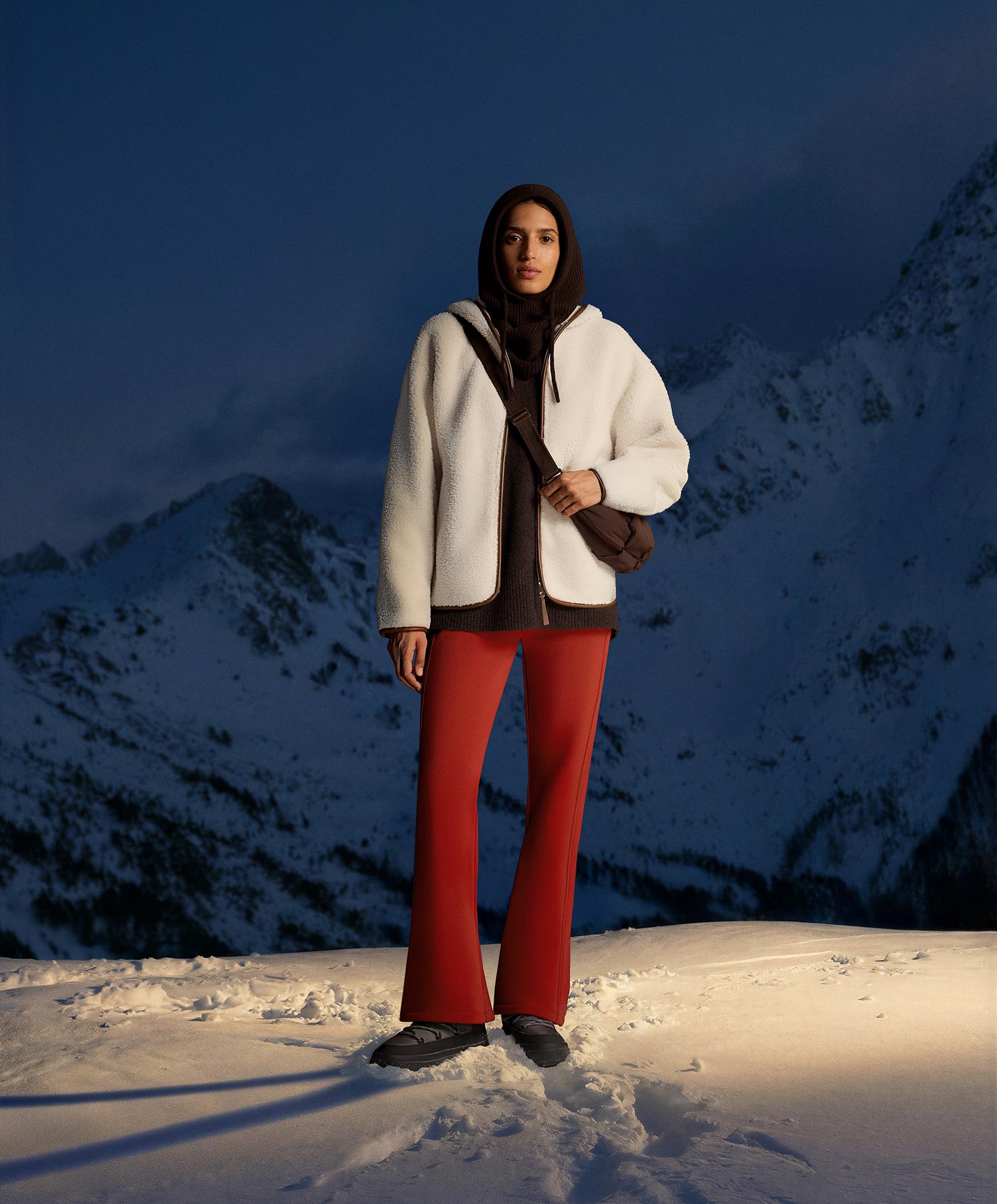 Pantalón elástico flare SKI resistente al agua