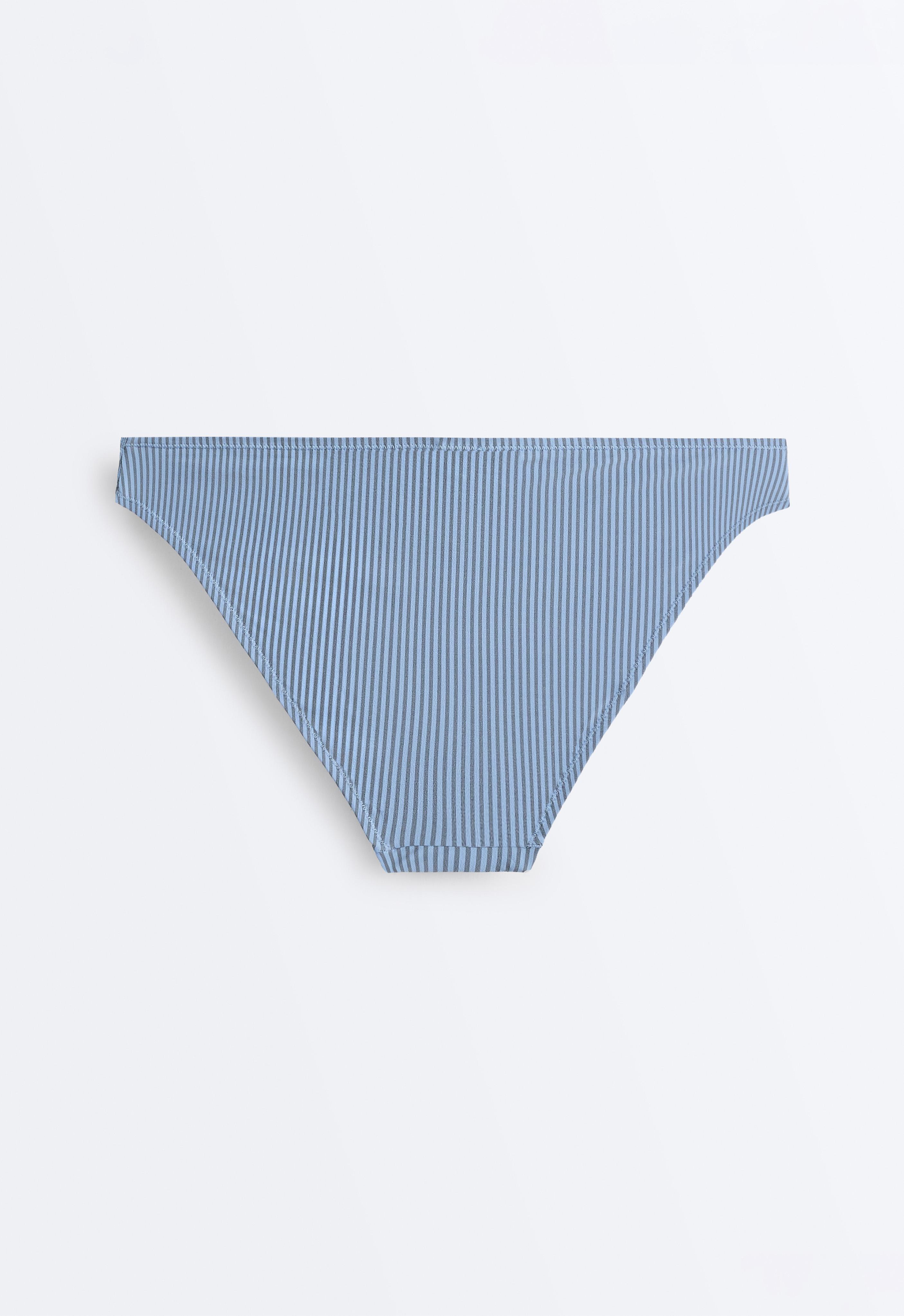 Striped classic bikini briefs — SKY BLUE