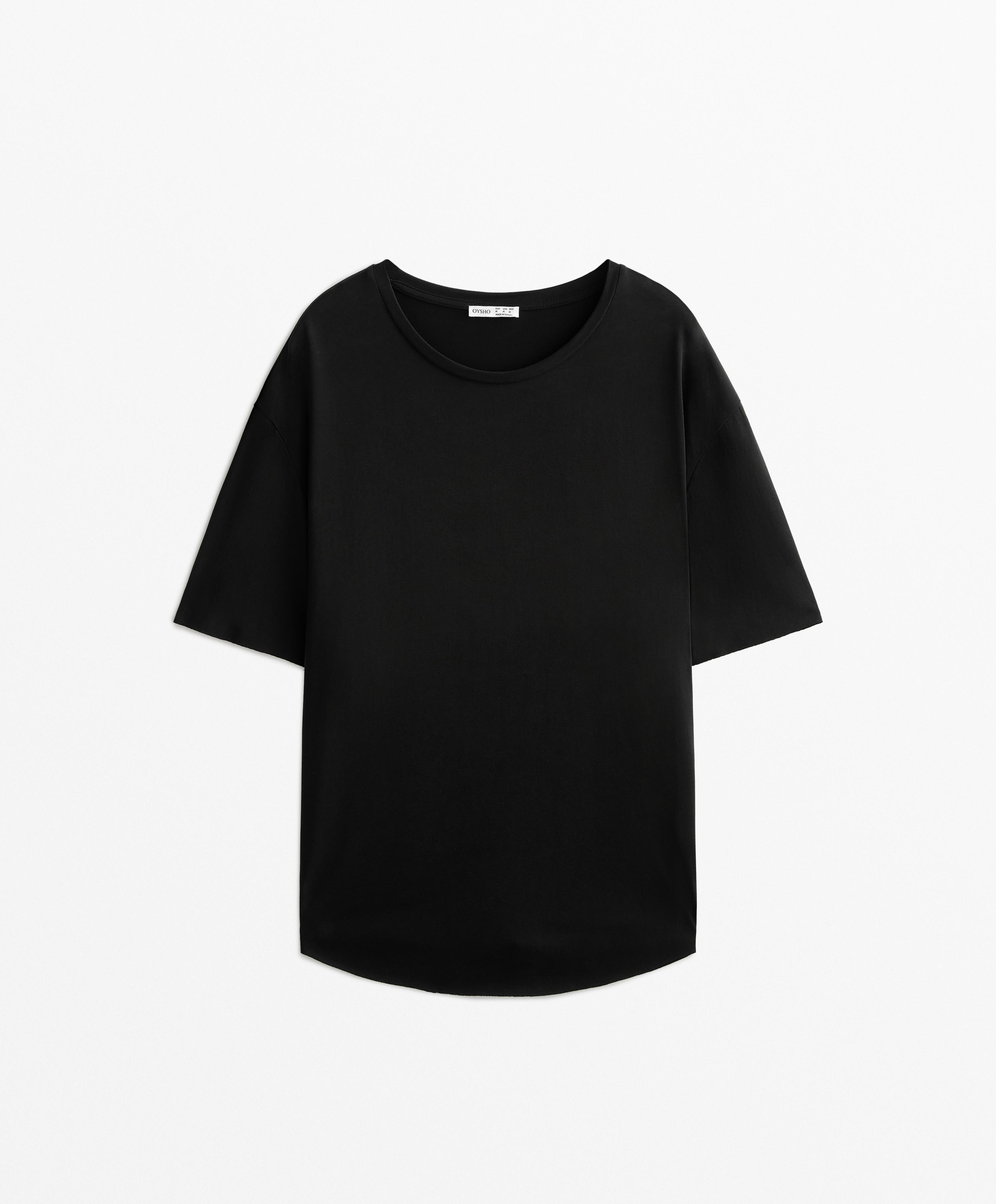 Modal blend short-sleeved T-shirt