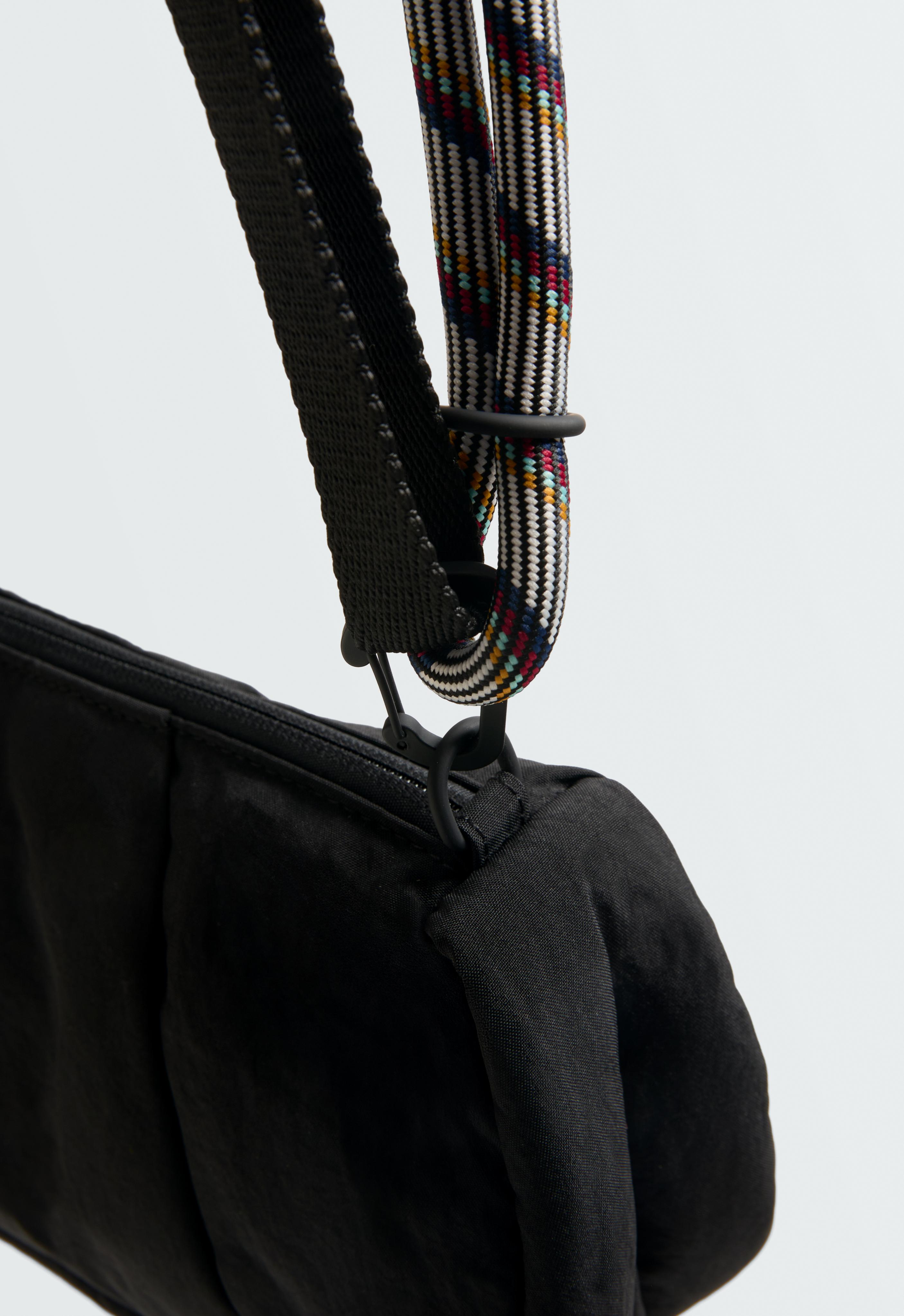 Padded crossbody bag — BLACK