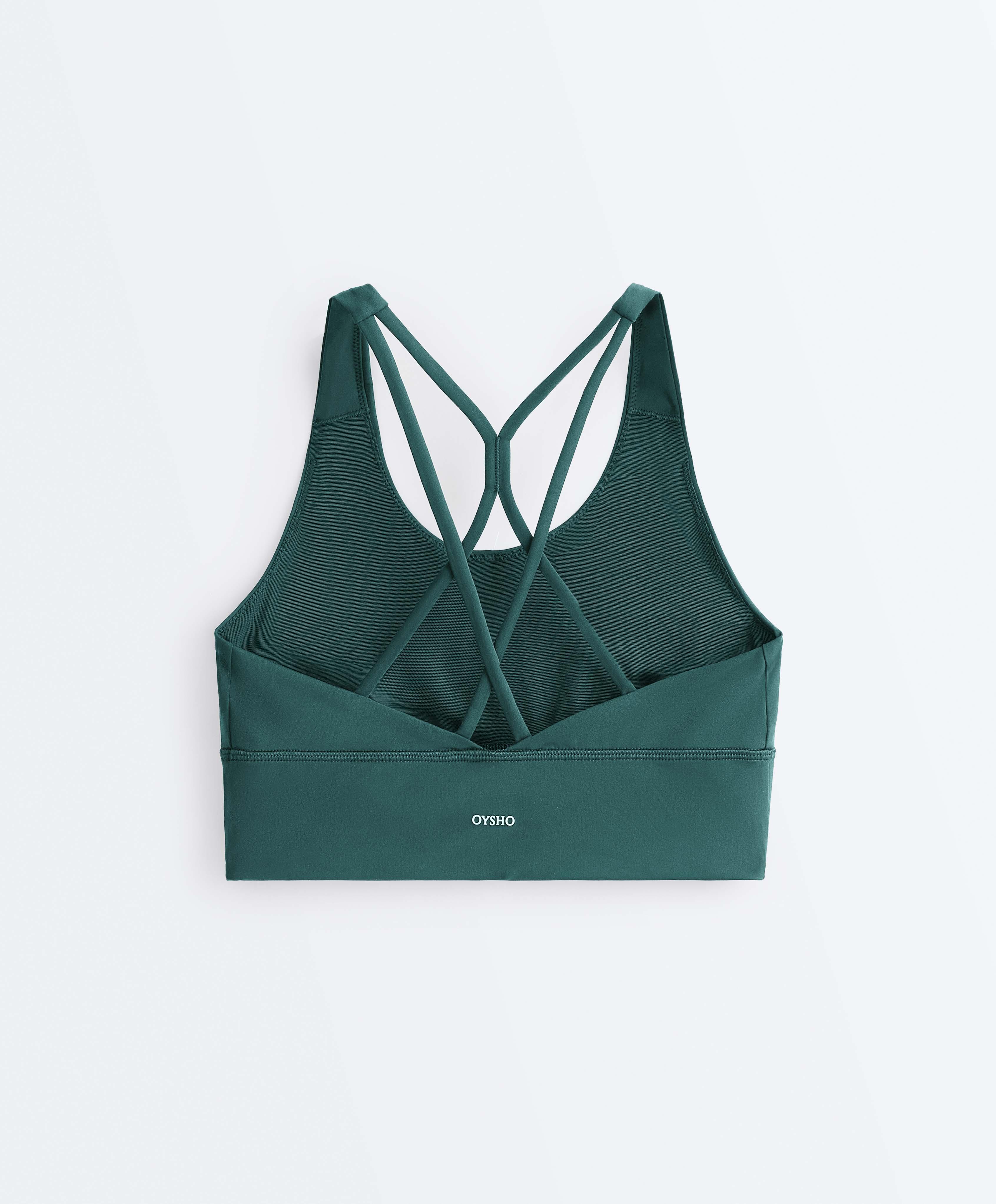 Medium-support Comfortlux sports bra with cups — BOTTLE