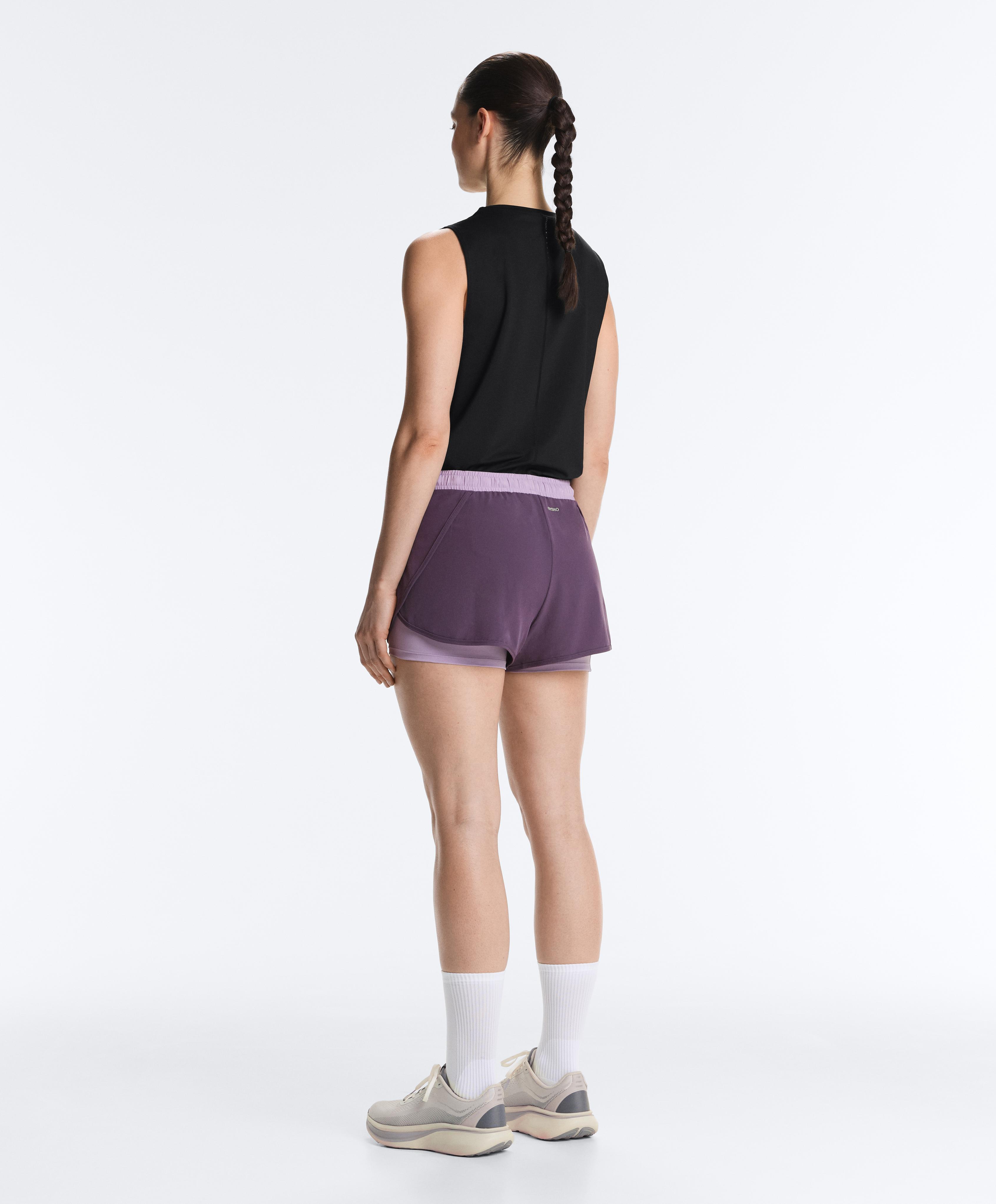 Technical sleeveless T-shirt — BLACK