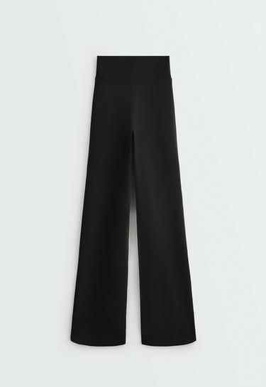 Super High Rise Bootcut Extra warm Seamless trousers — BLACK 4