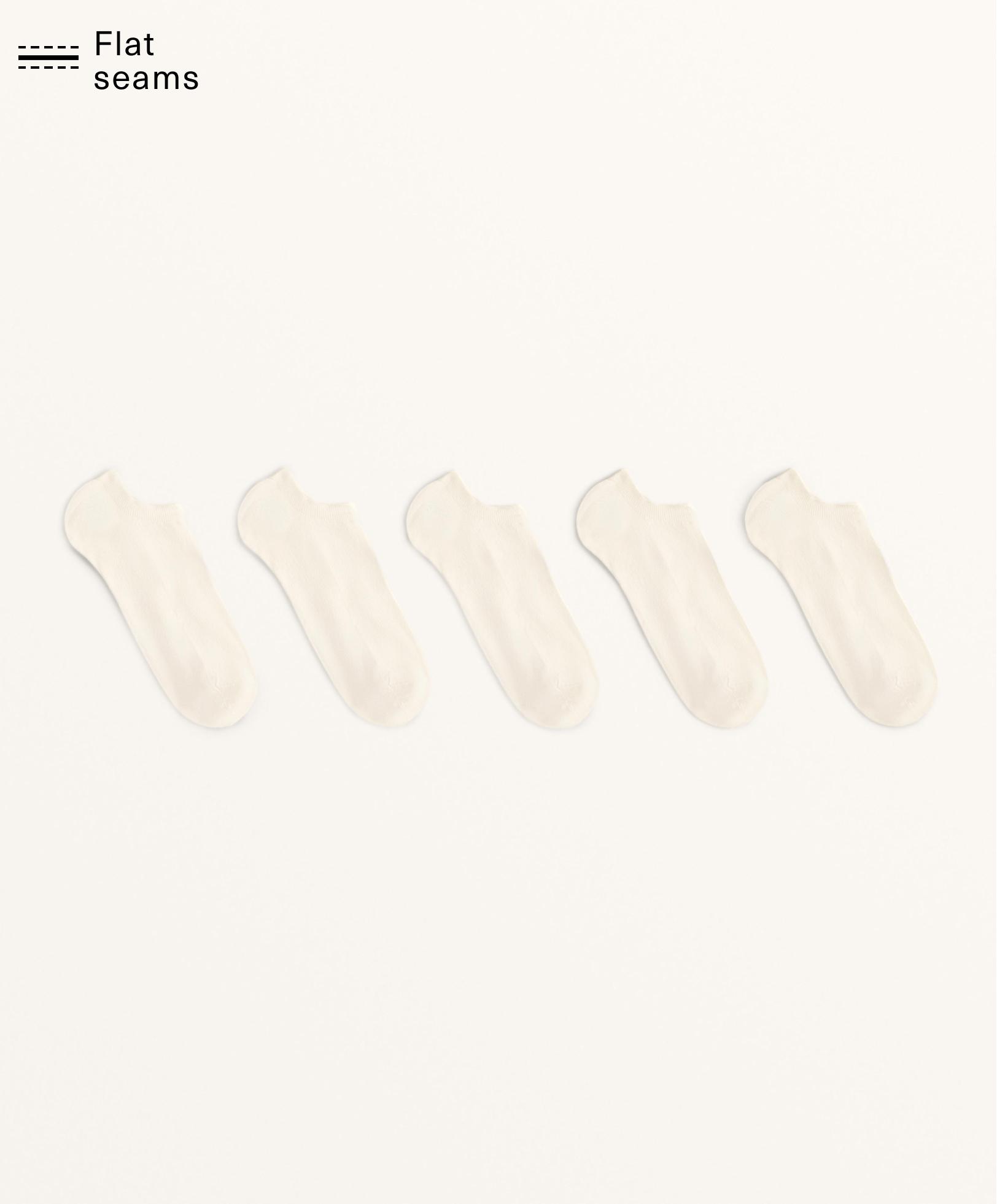 5 pairs of cotton blend trainer socks 5 pairs of cotton blend trainer socks