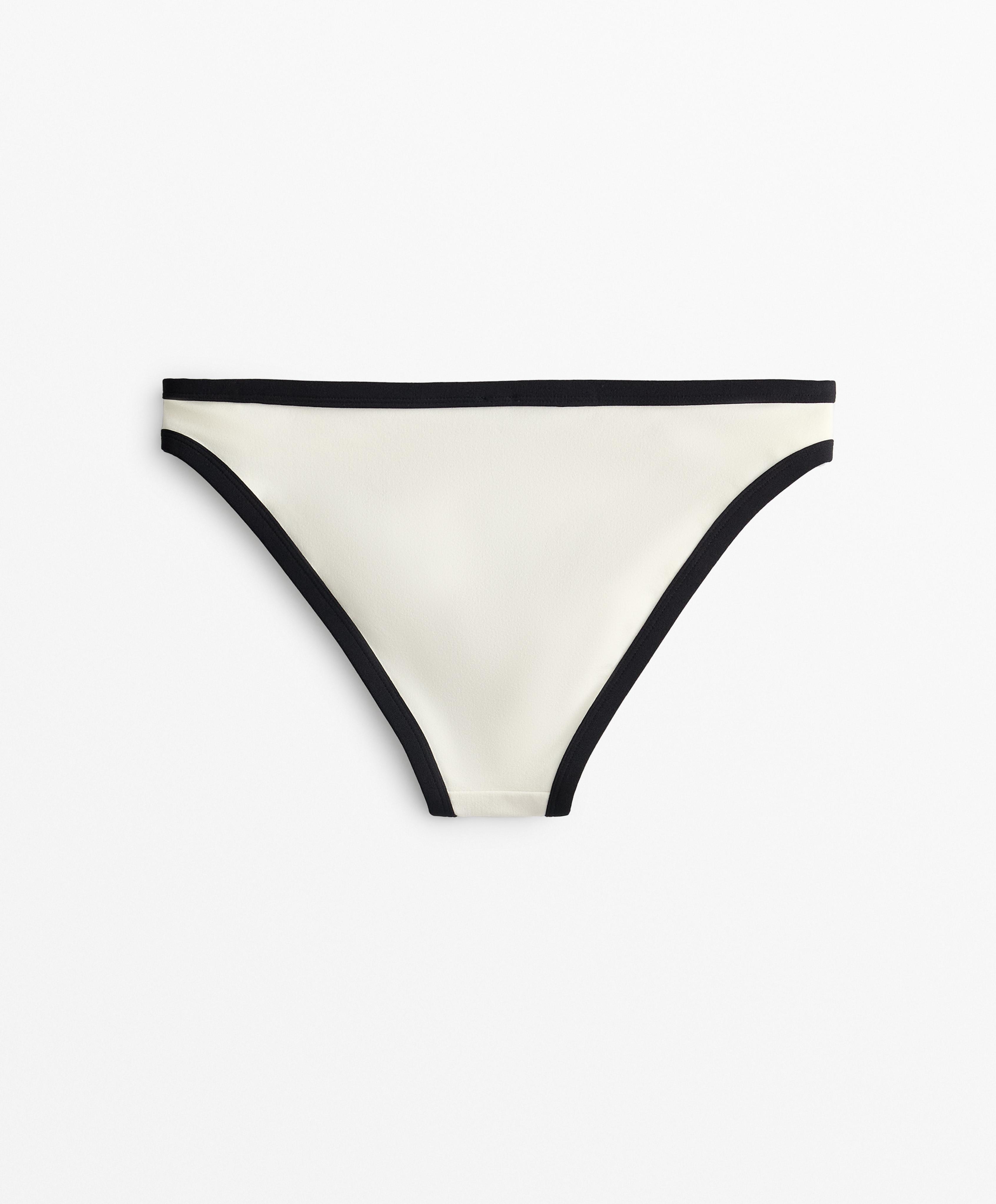 Contrast trim classic bikini briefs