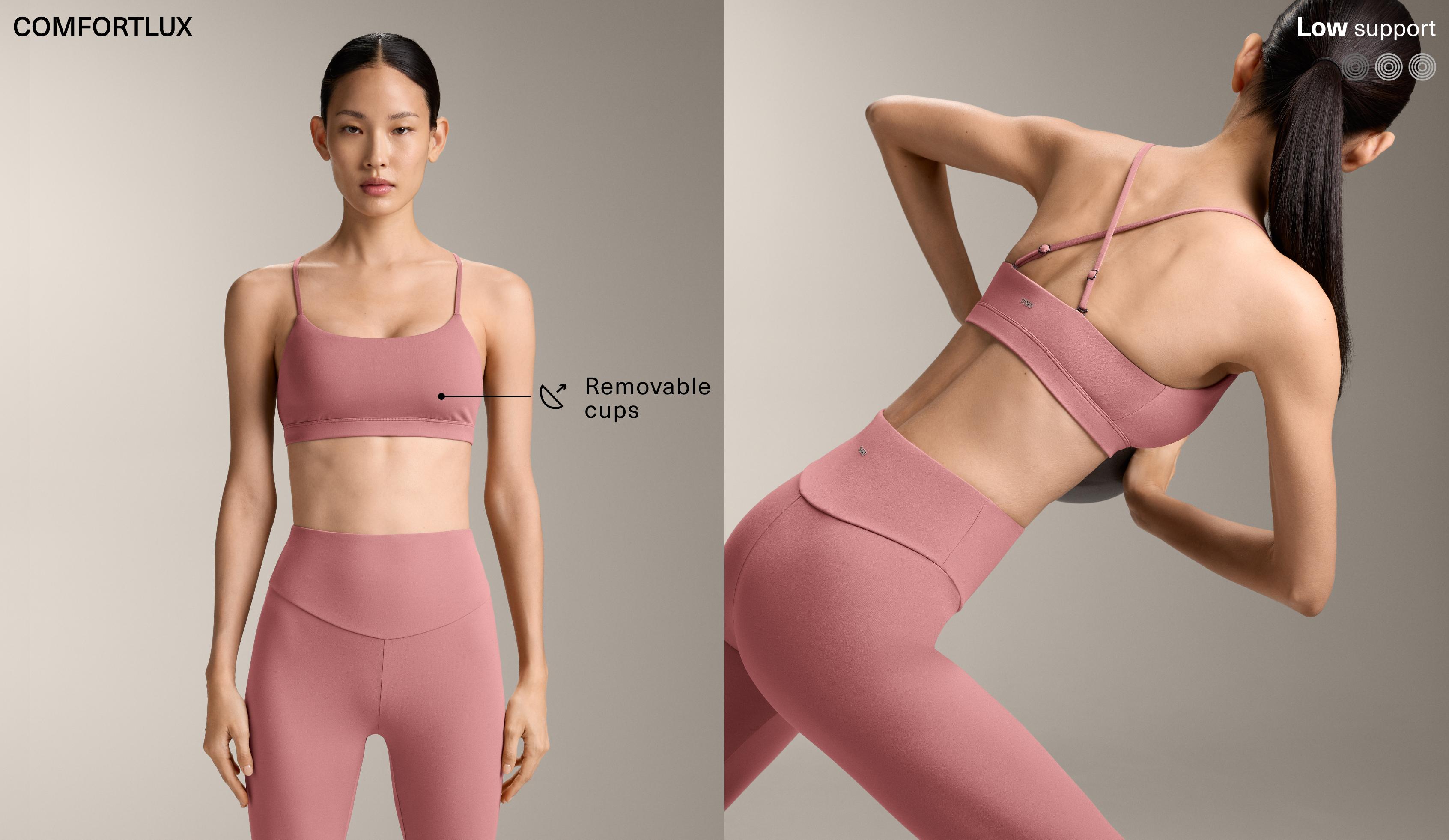 Light-support Comfortlux crossover-strap sports bra Light-support Comfortlux crossover-strap sports bra