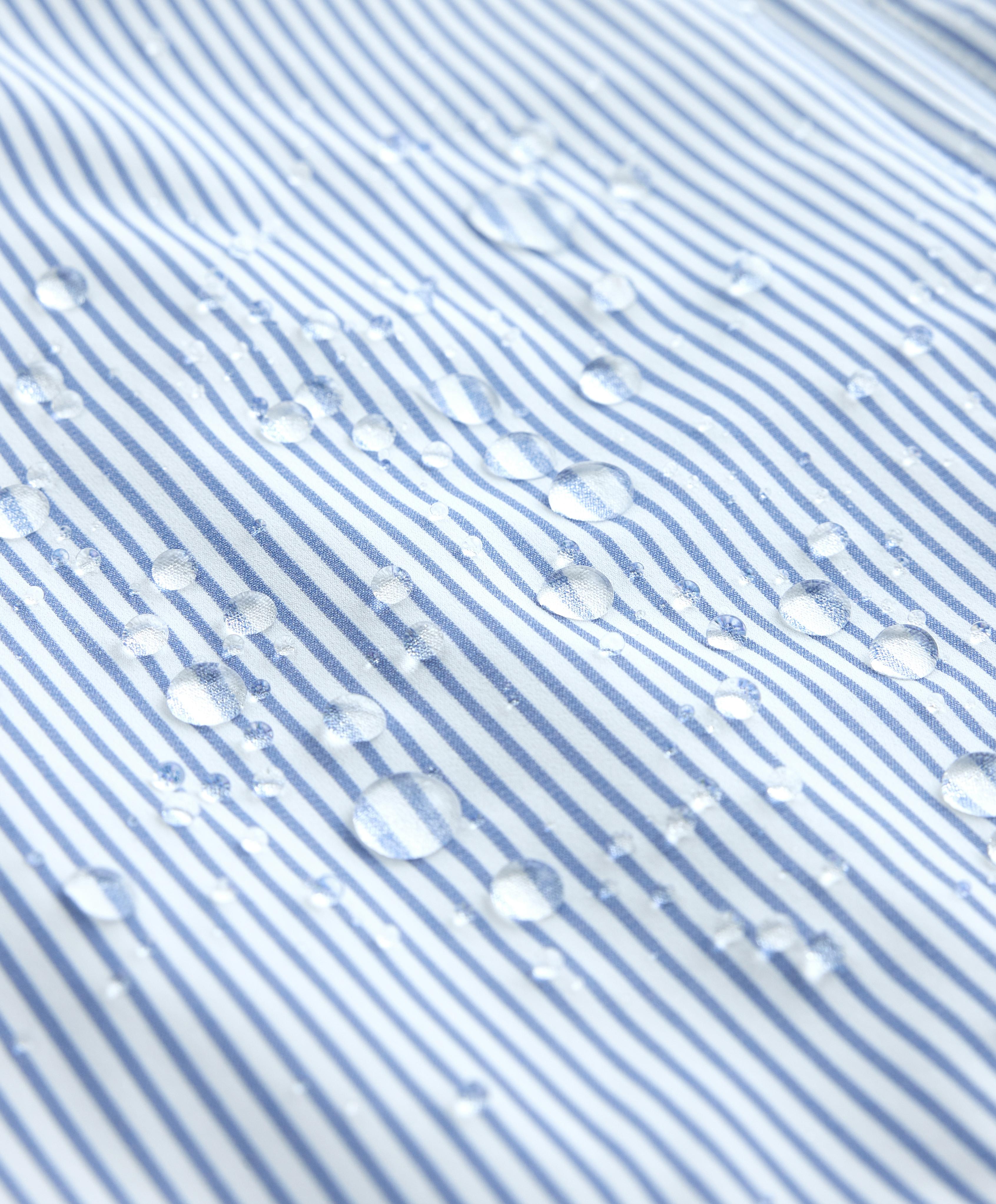 Extra lightweight 10k waterproof striped jacket — PALE BLUE