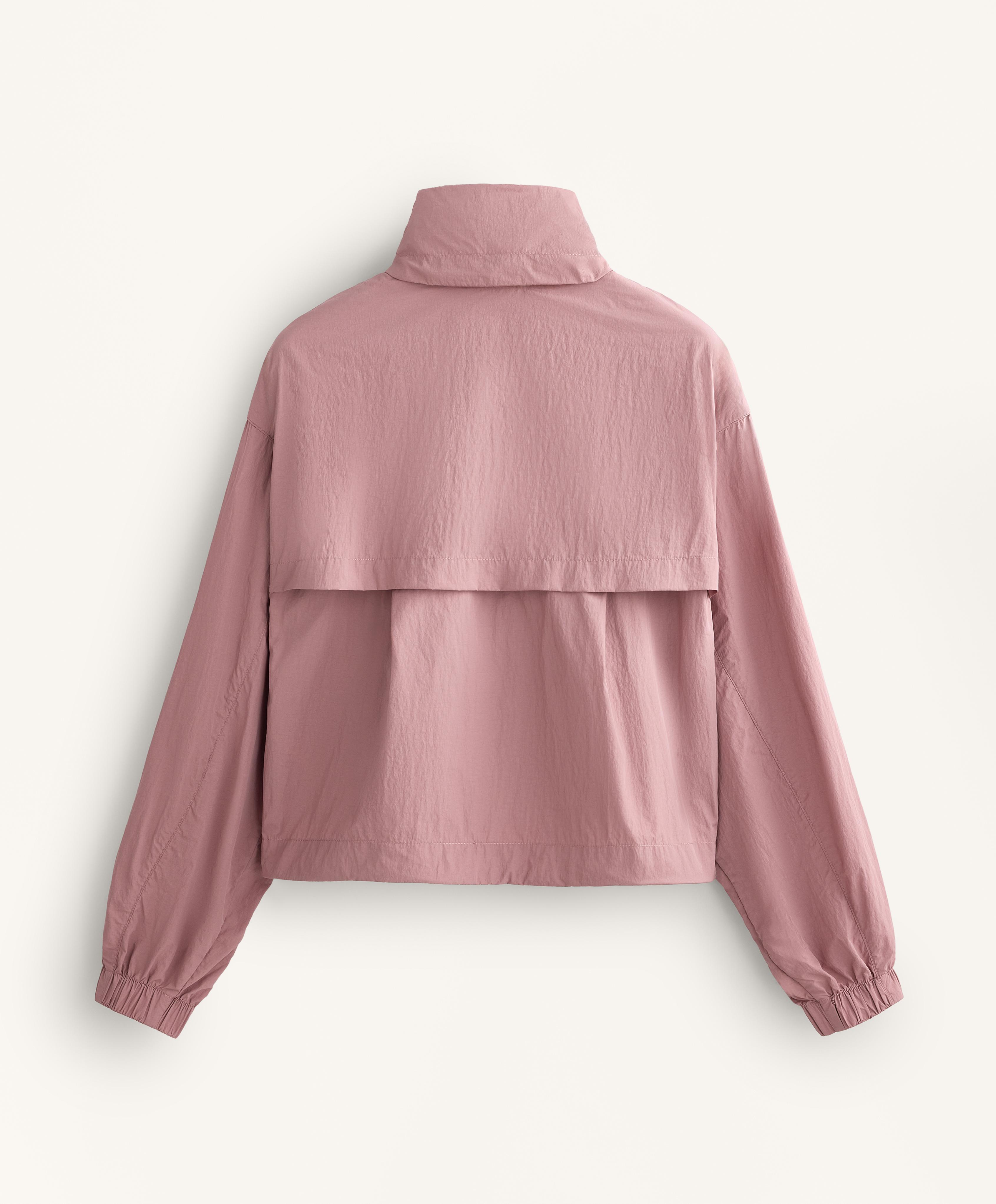 Water-repellent track jacket — SOFT PINK