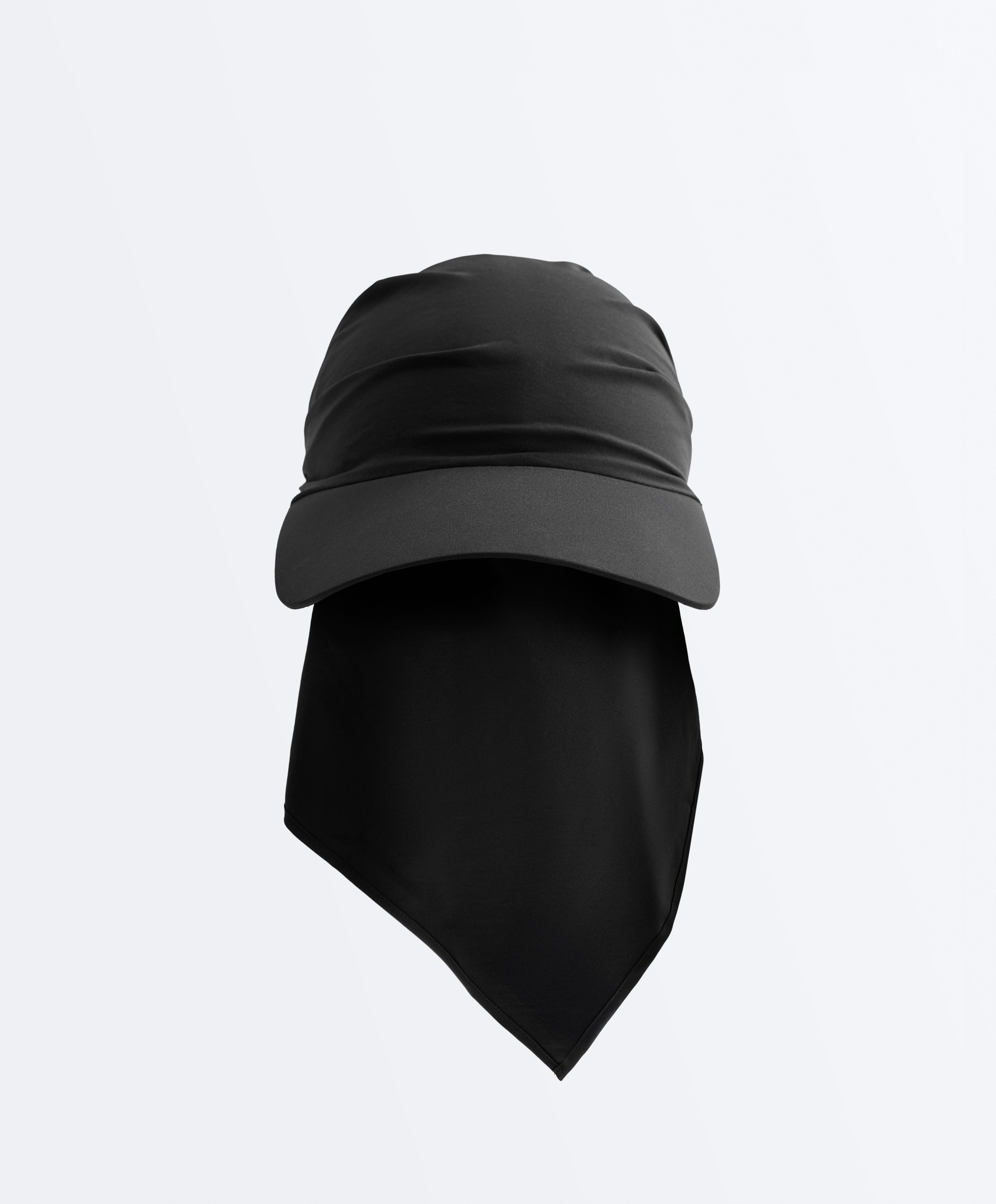 Lightweight knotted visor — BLACK
