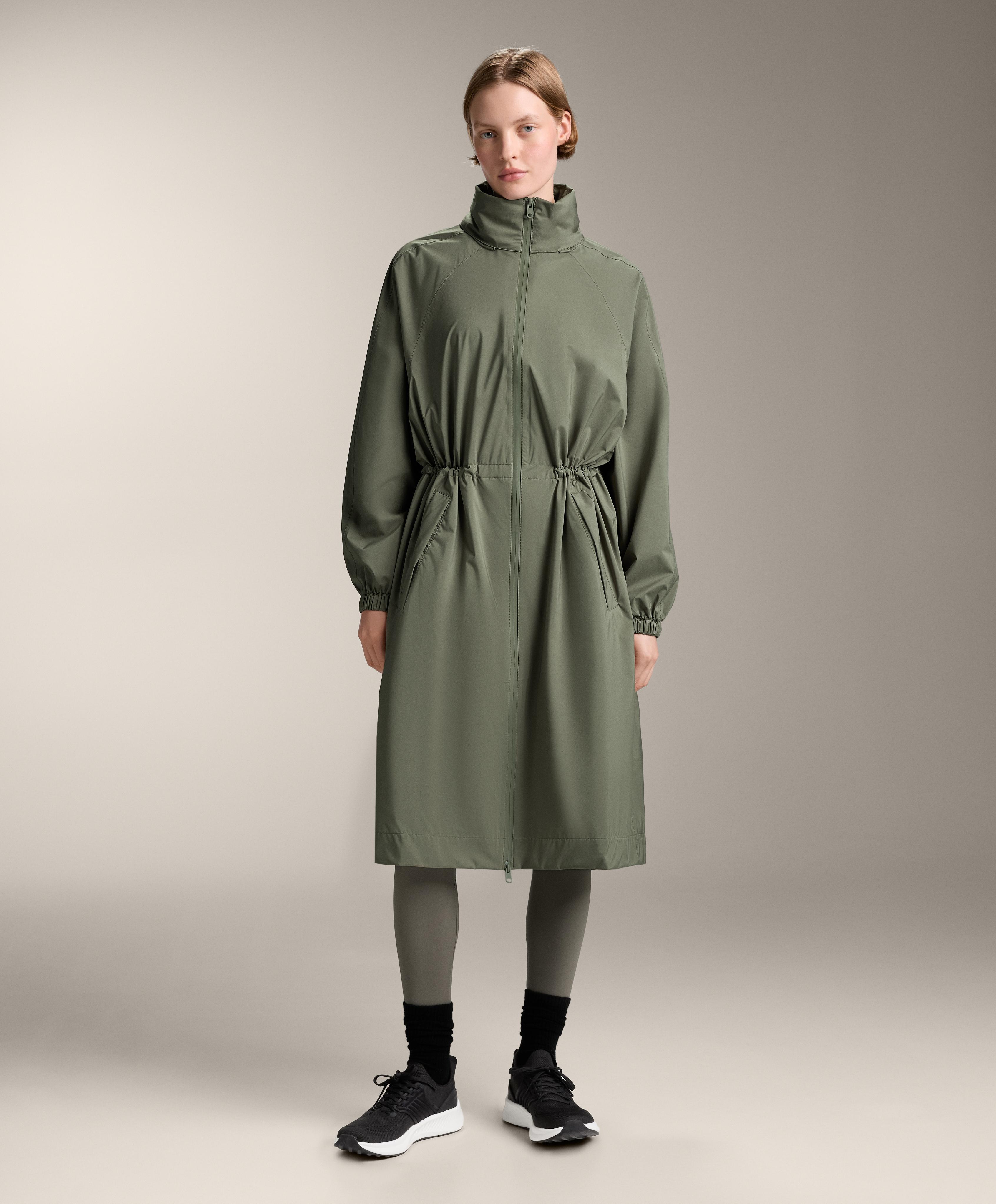 Chaqueta larga empacable super extra ligera impermeable 10k Chaqueta larga empacable super extra ligera impermeable 10k