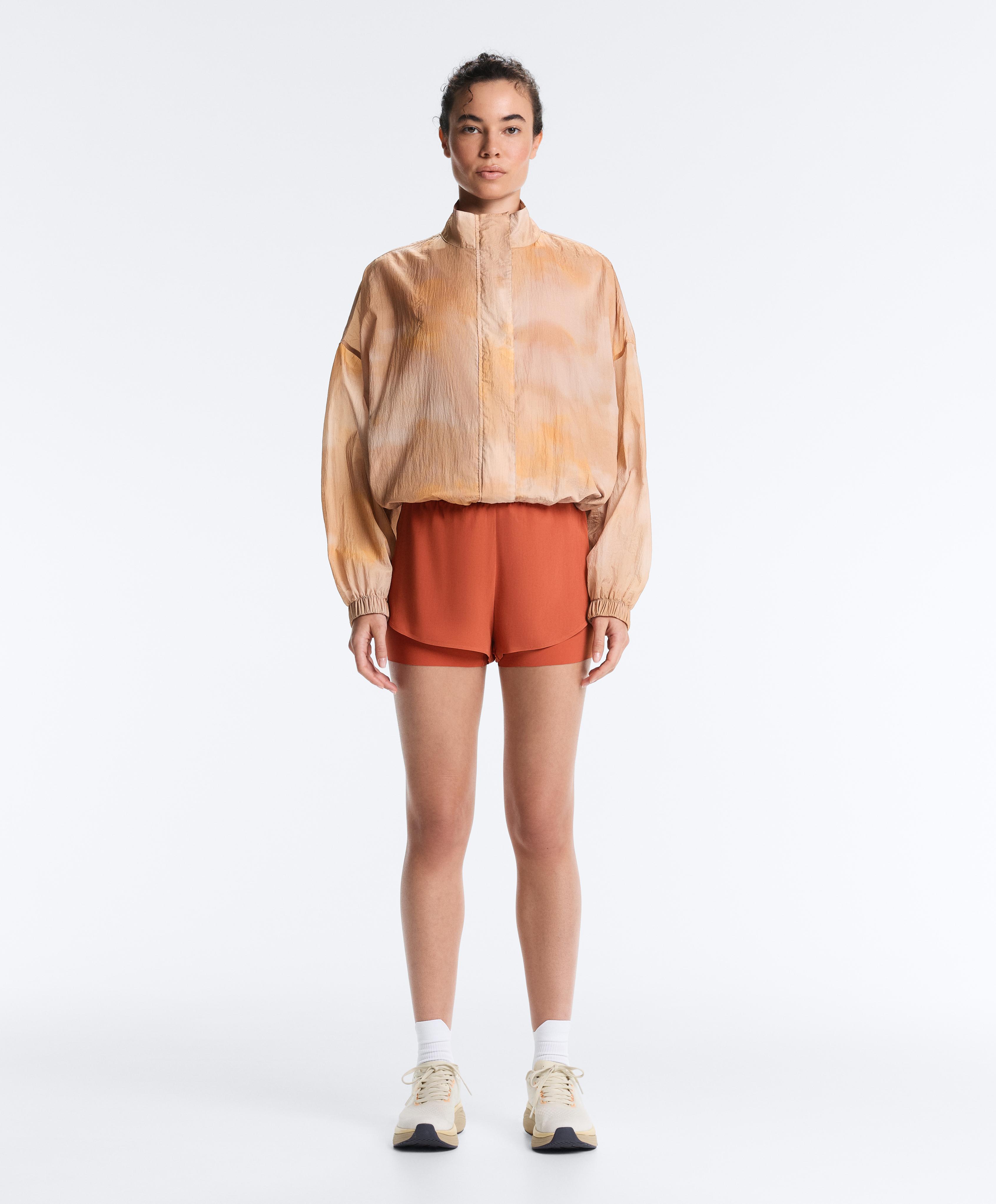 Tie-dye print track jacket — NUDE