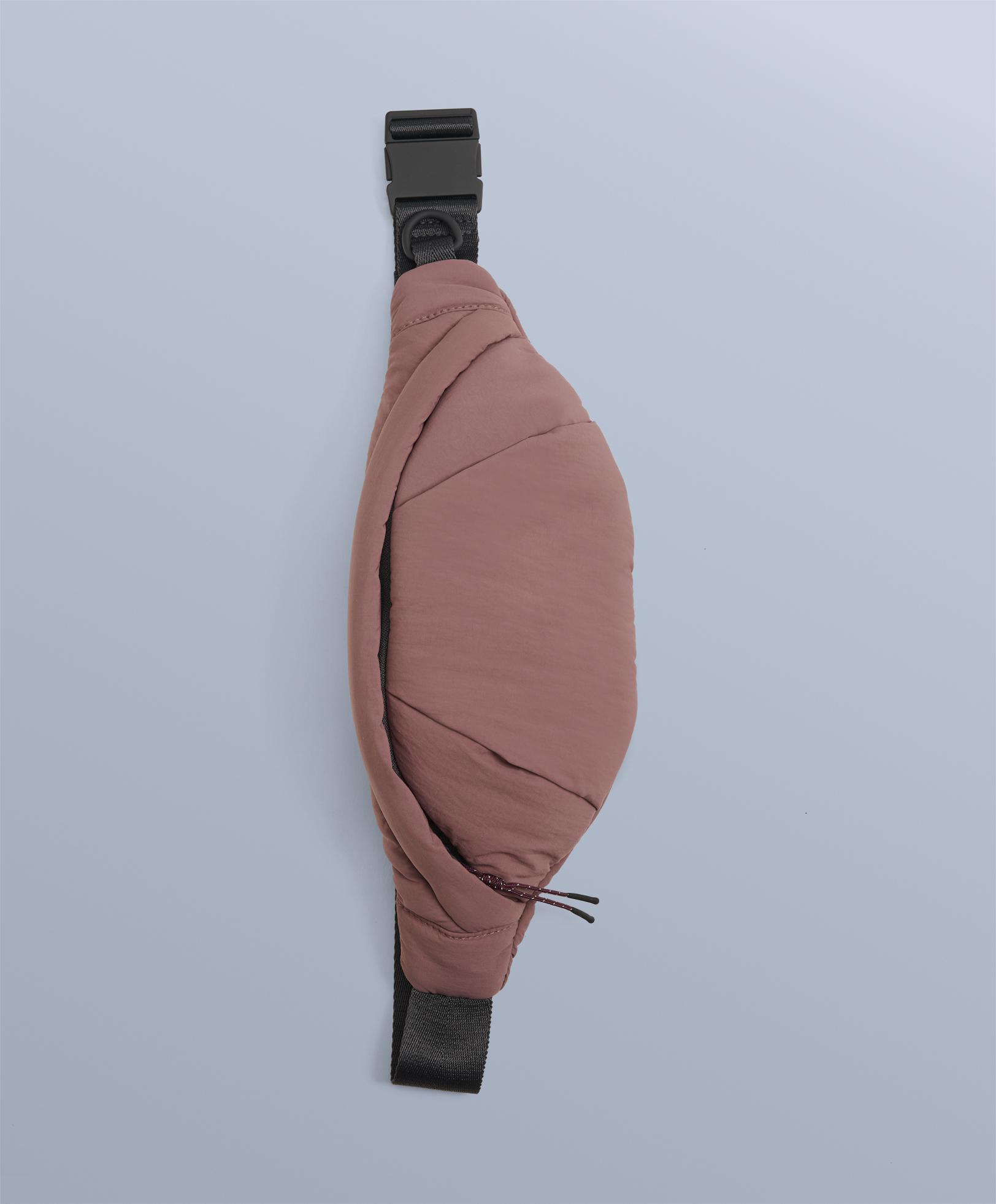 Water-repellent nylon belt bag — MAUVE