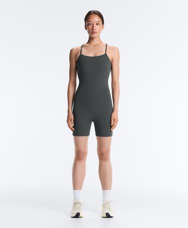Comfortlux braided short jumpsuit — STEEL GREY 4