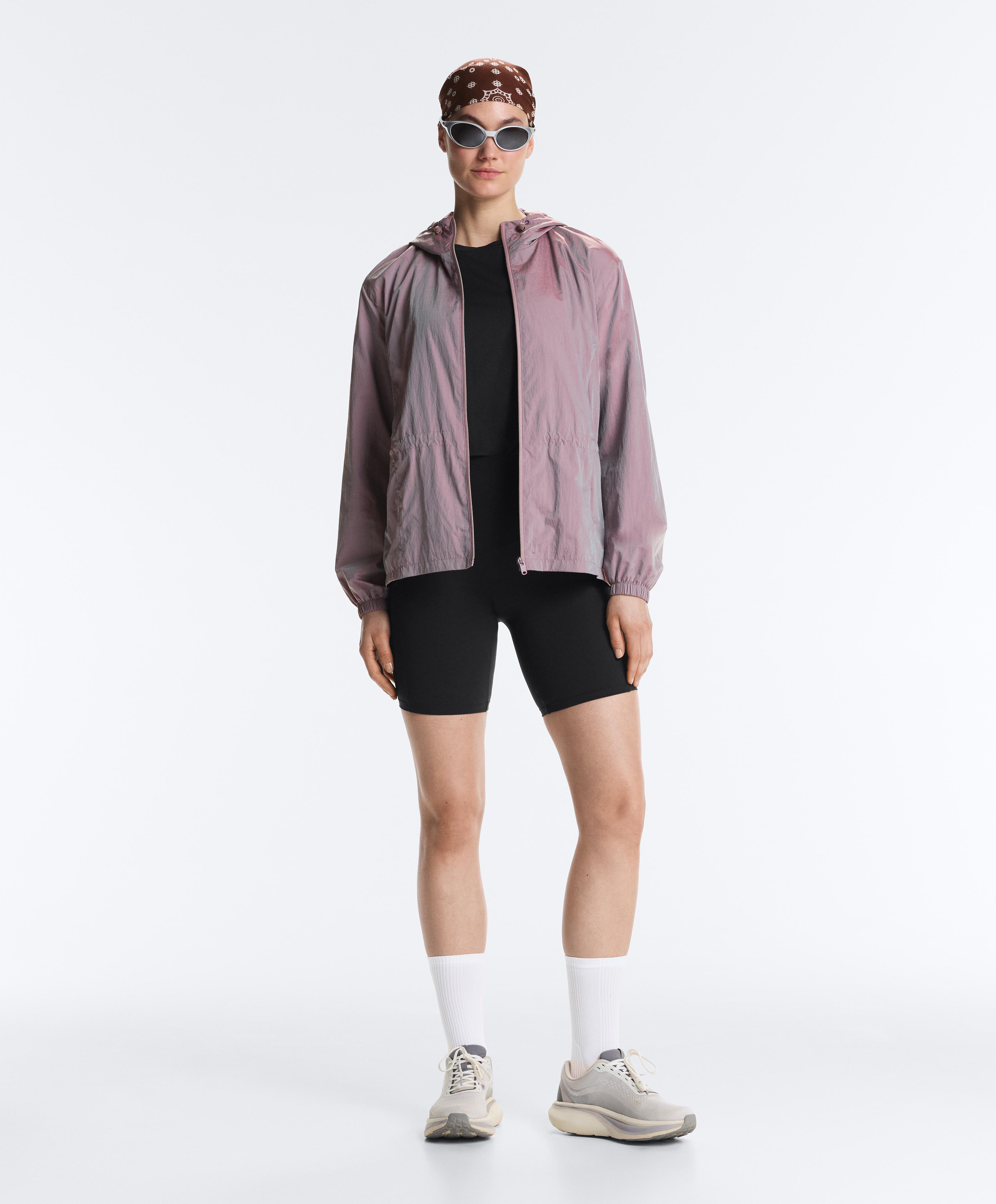 Iridescent Track jacket — WASHED PURPLE
