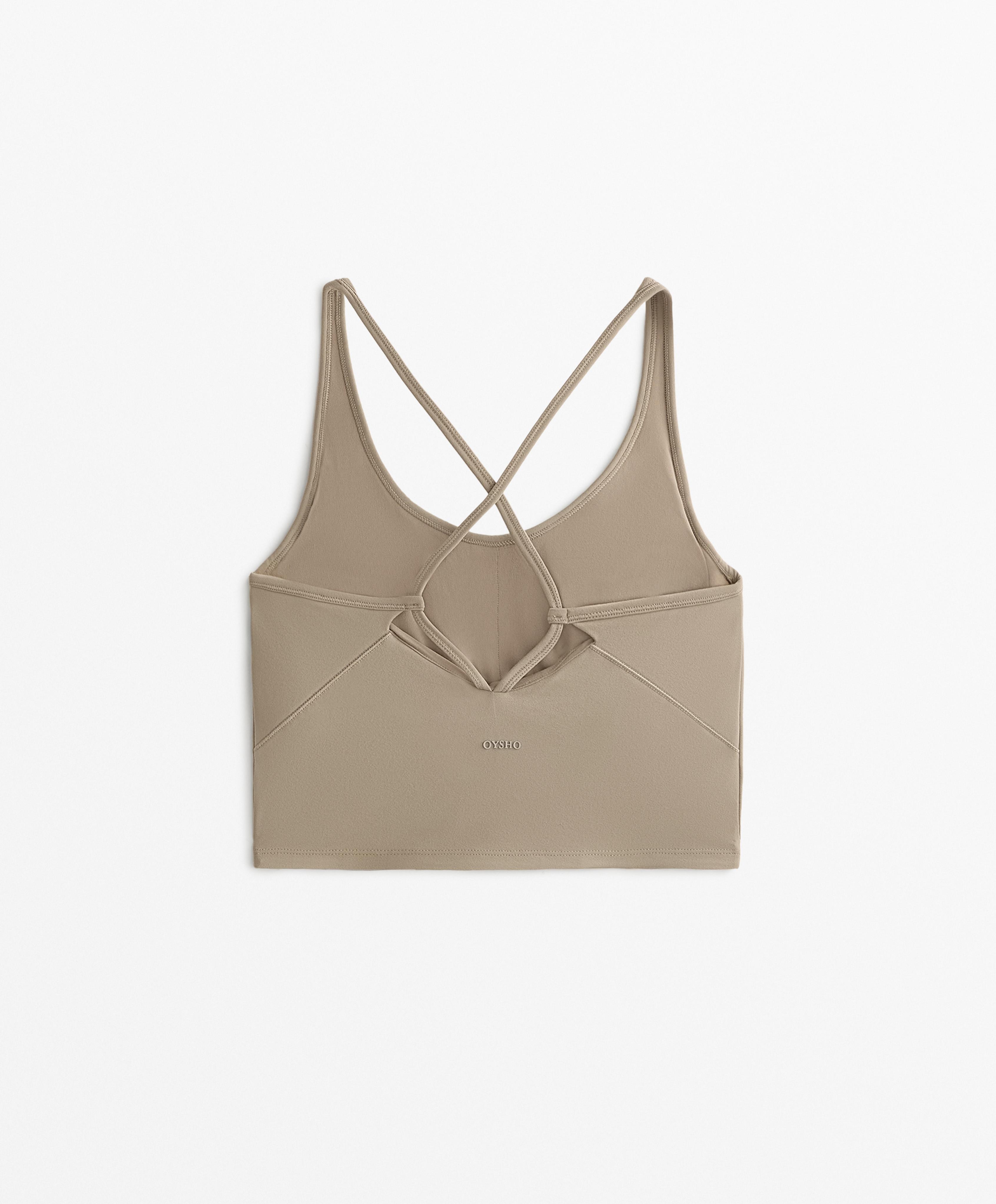 Polyamide tank top with a cotton-like feel