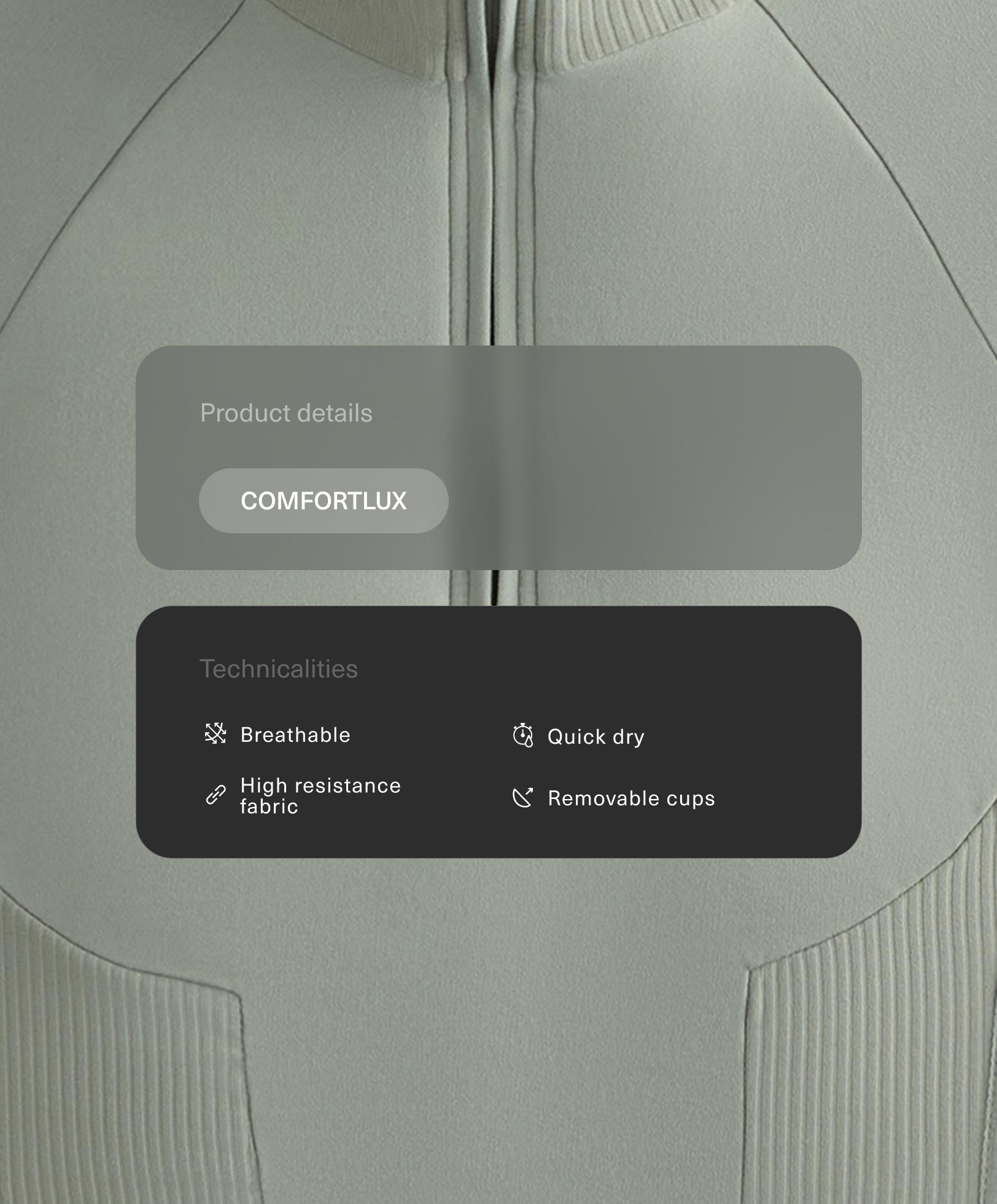 Comfortlux rib long-sleeved T-shirt