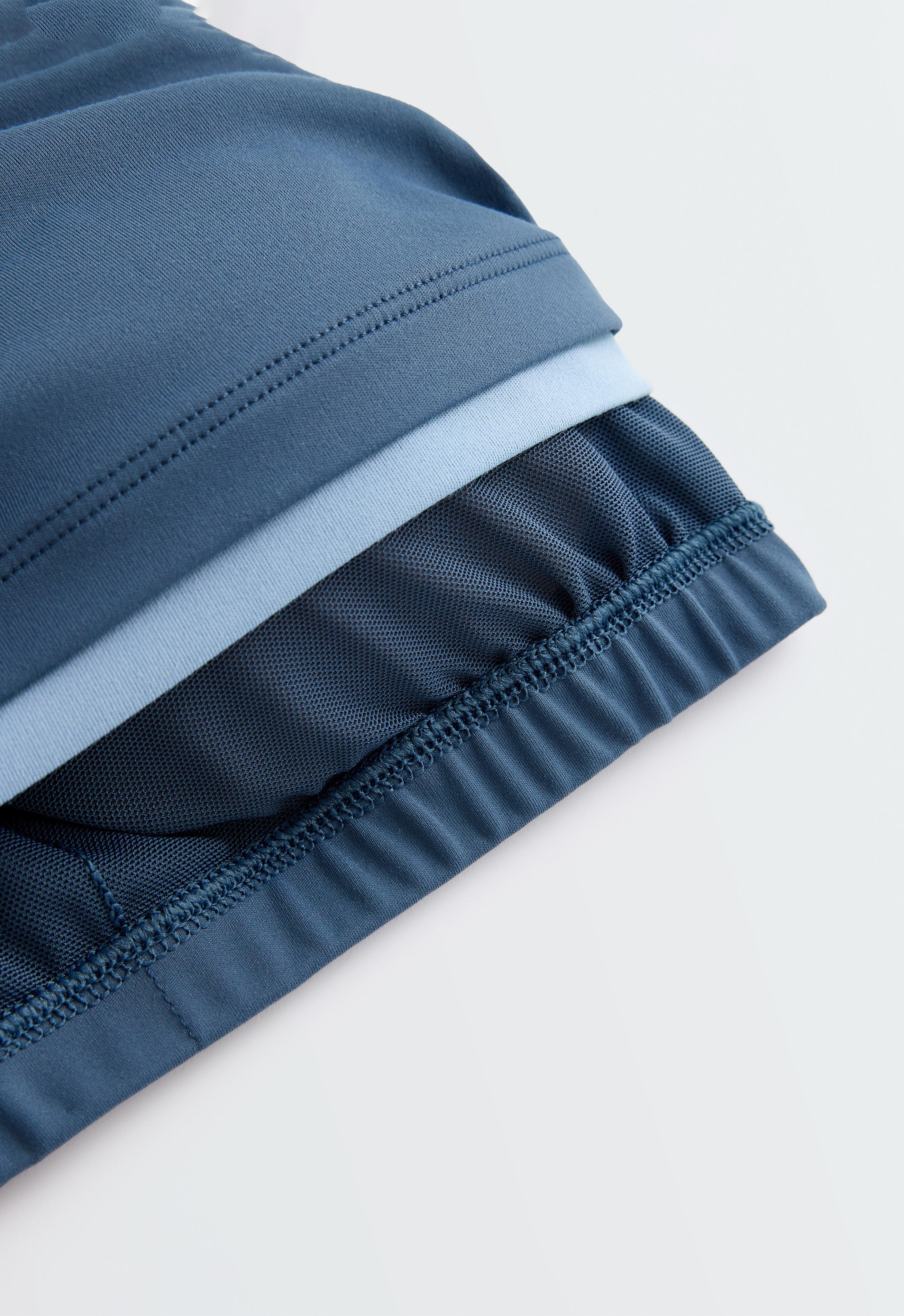 Comfortlux cross-strap tank top — MID GREY-BLUE