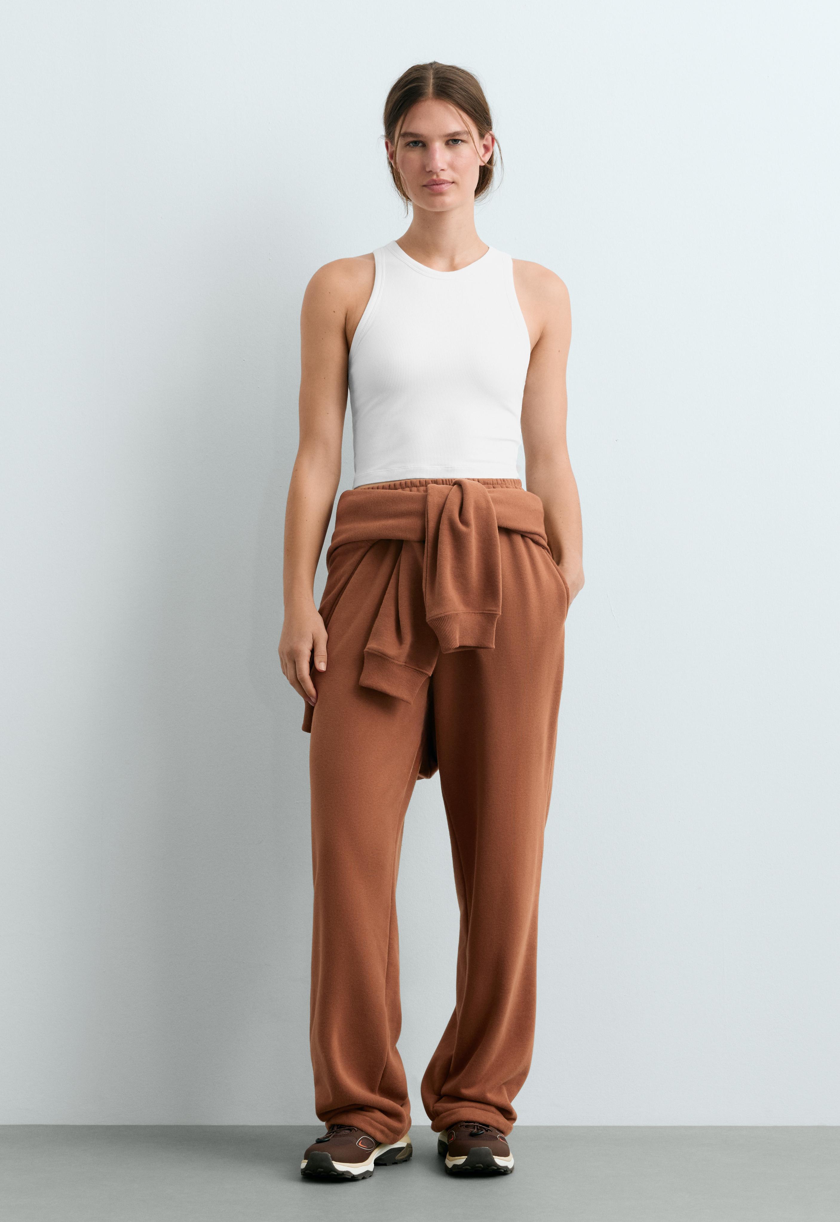Rib modal blend long tank top Rib modal blend long tank top