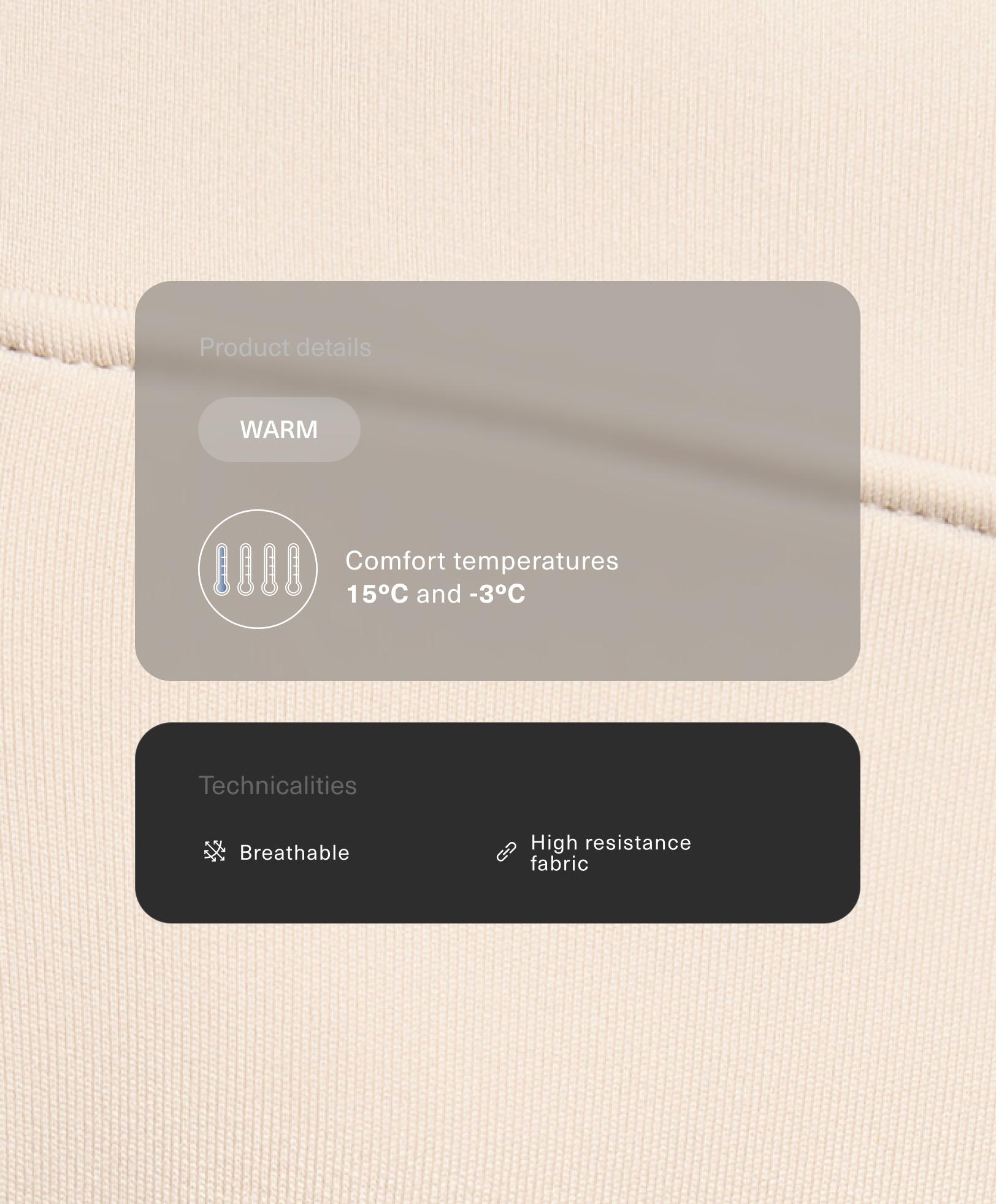 Warm high-rise ankle-length leggings with pockets 70 cm Warm high-rise ankle-length leggings with pockets 70 cm