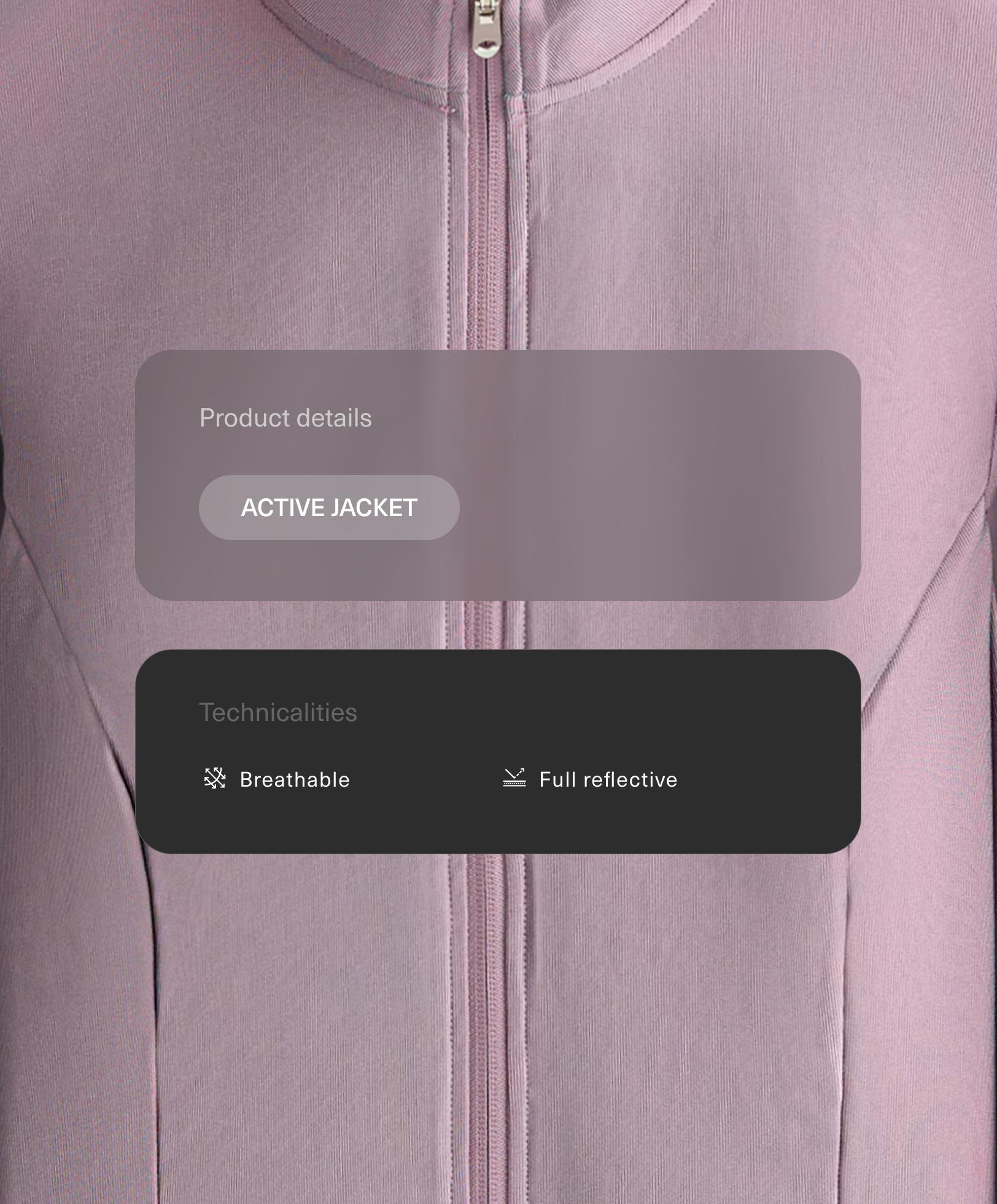 Veste technique irisée Veste technique irisée