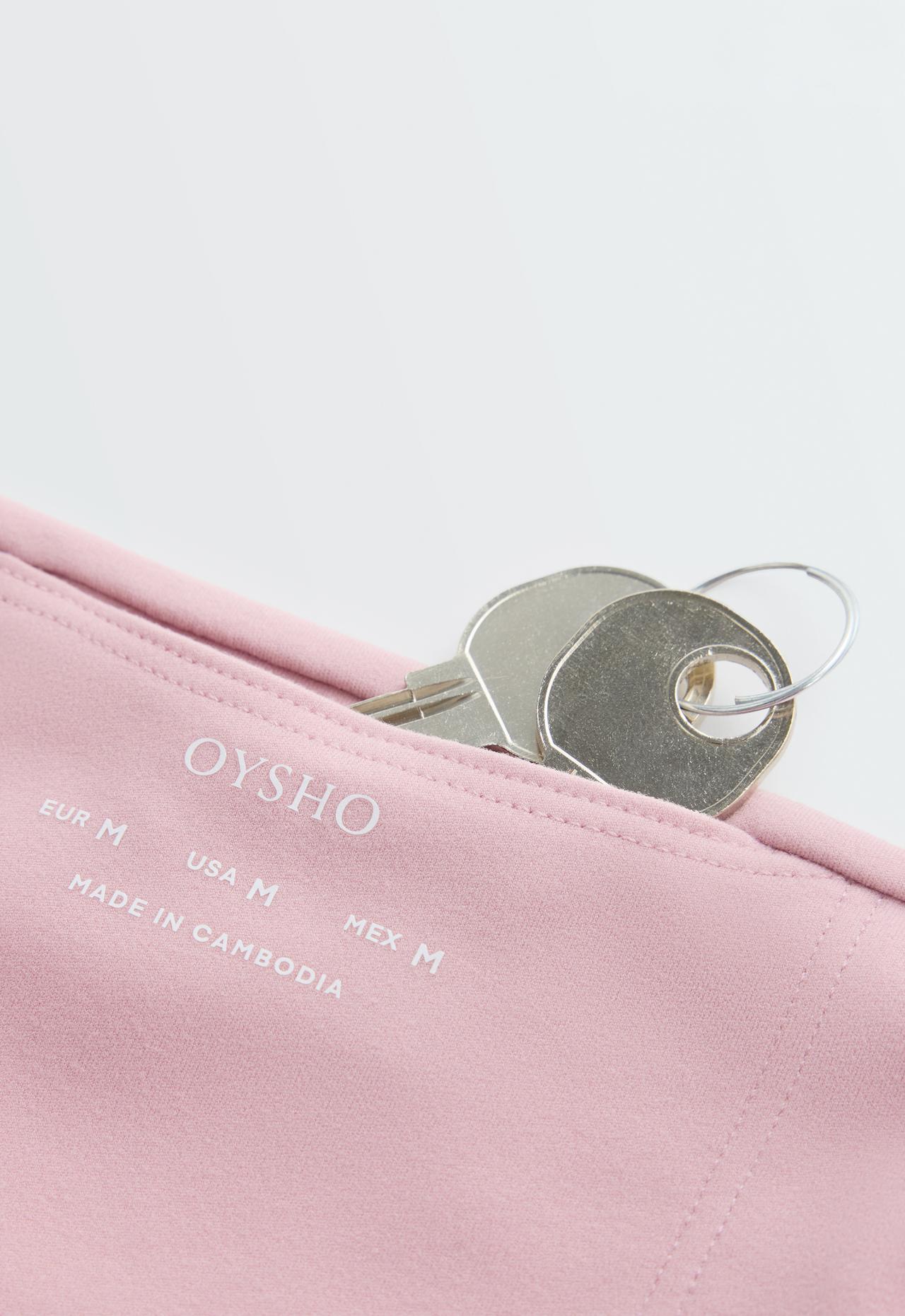 Leggings biker high rise comfortlux 20 cm — CLOUD PINK