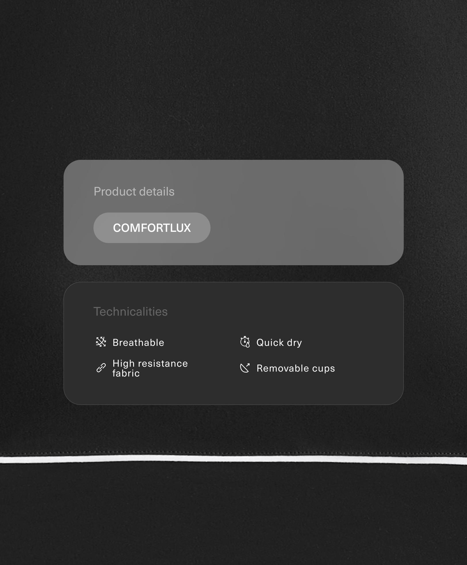 Tank top Comfortlux bloque piping - Rebajas Tank top Comfortlux bloque piping - Rebajas