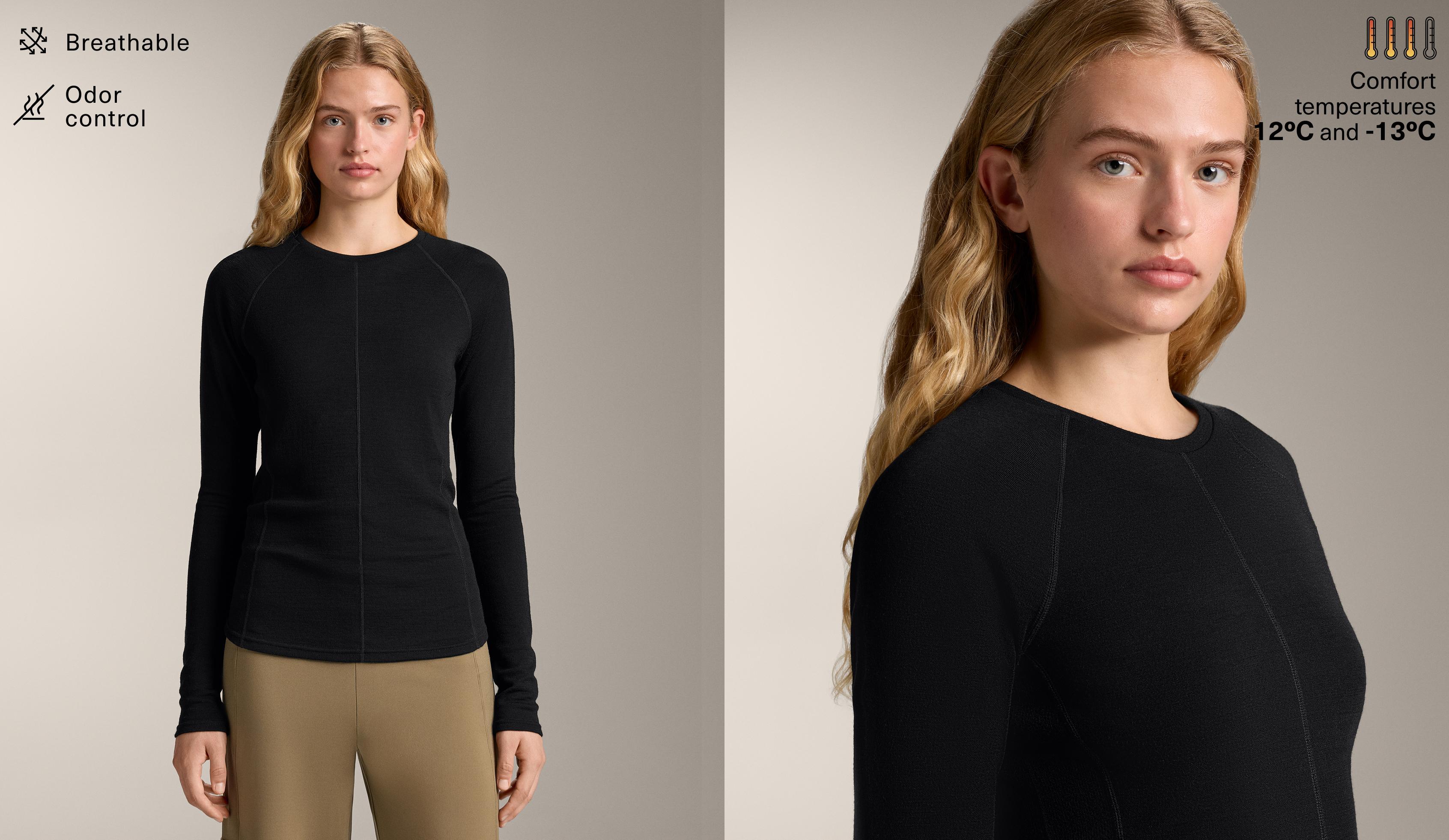 Thermal merino wool blend base layer T-shirt Thermal merino wool blend base layer T-shirt