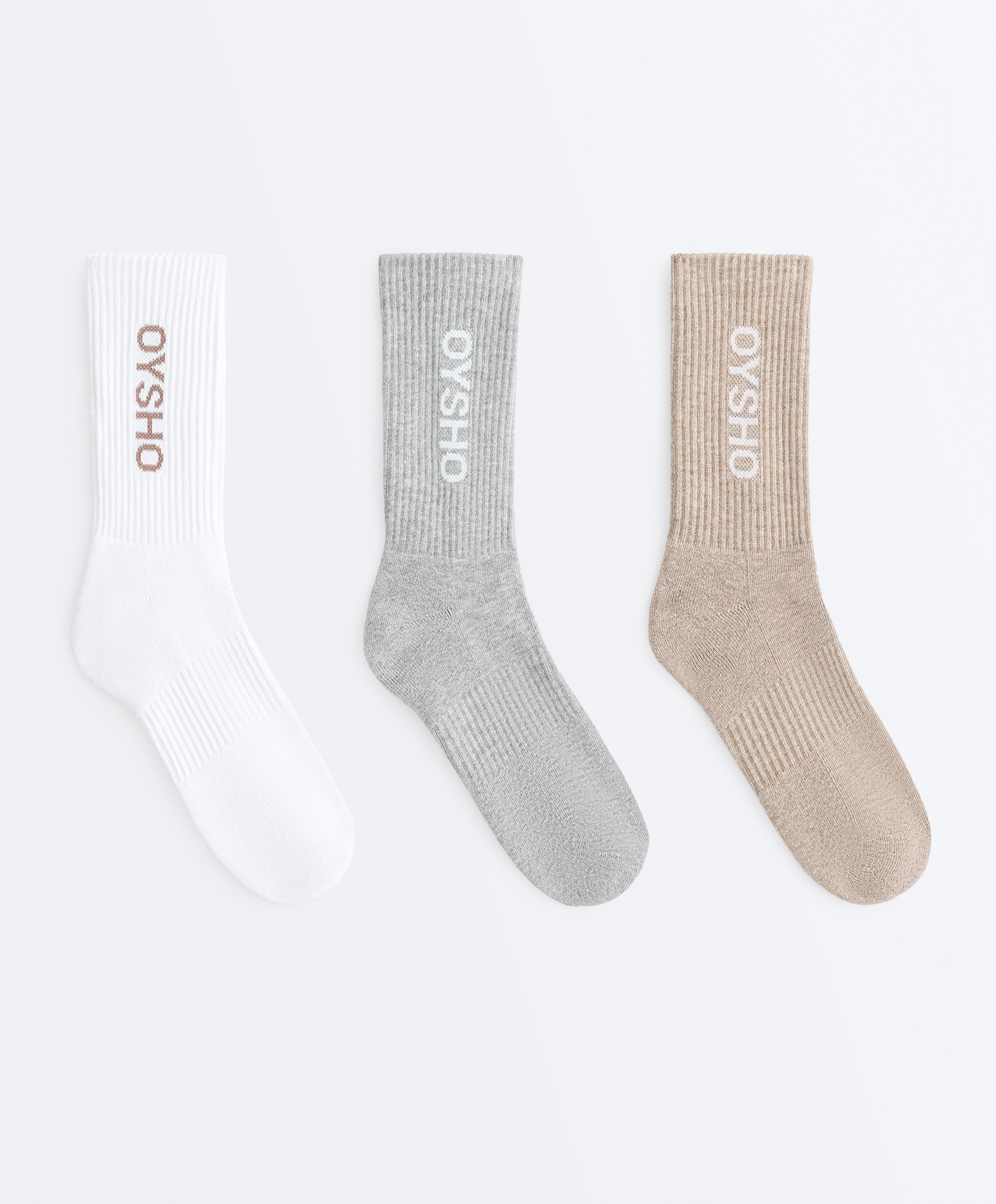 3 пары классических носков из смесового хлопка 3 пары классических носков из смесового хлопка