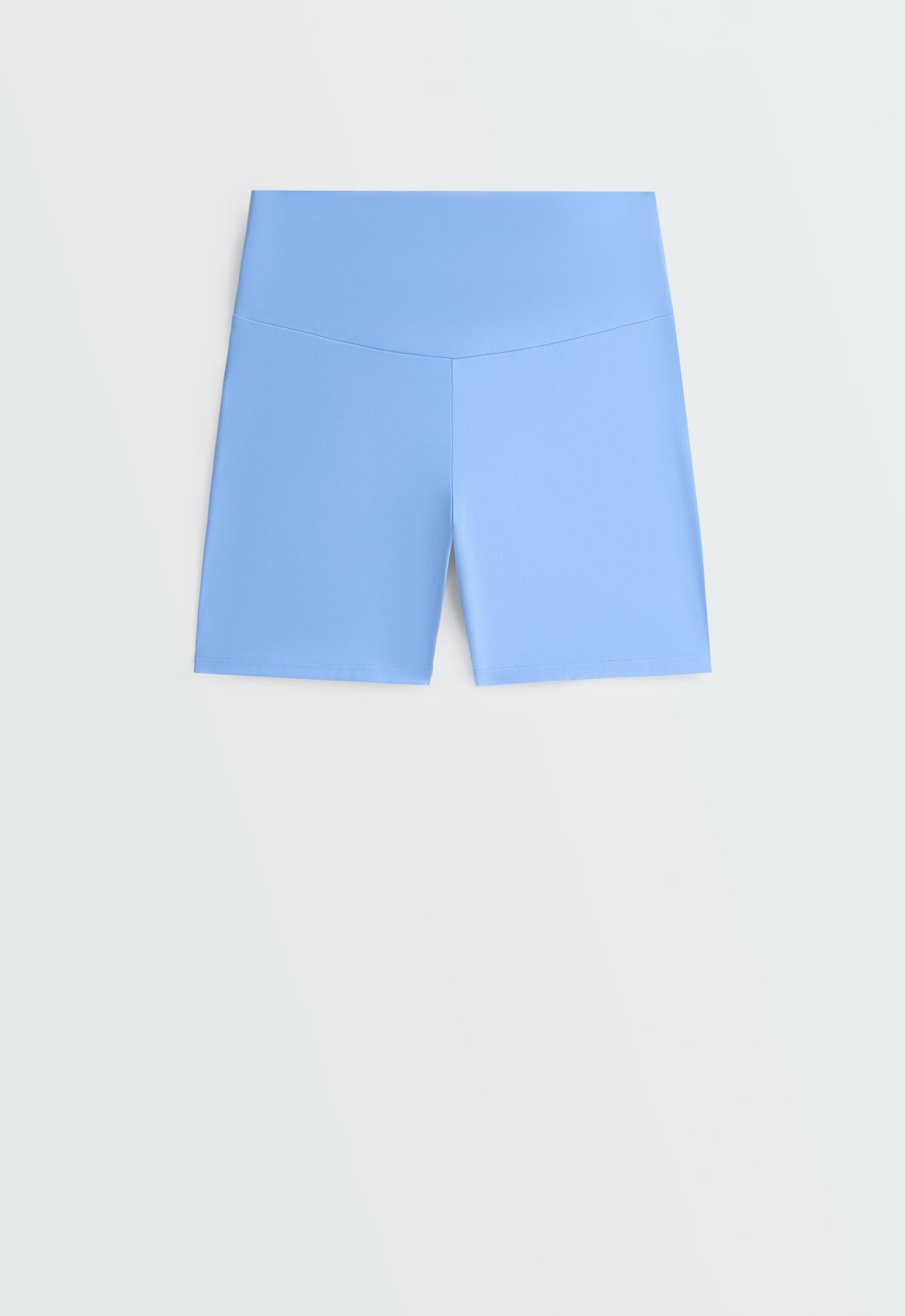 Hot pants high rise Comfortlux 10 cm — PALE LAVENDER BLUE