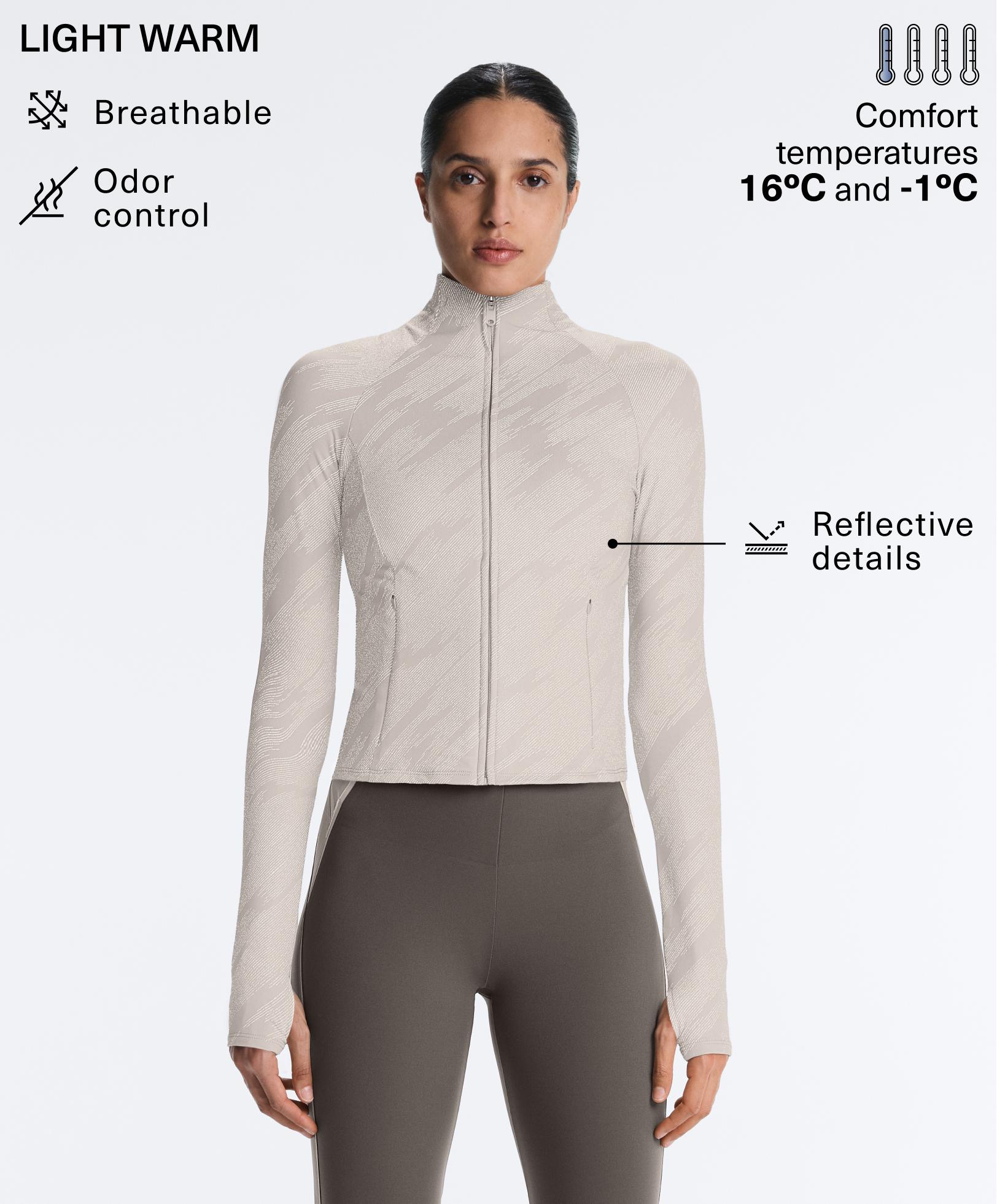 Chaqueta técnica light warm reflectante