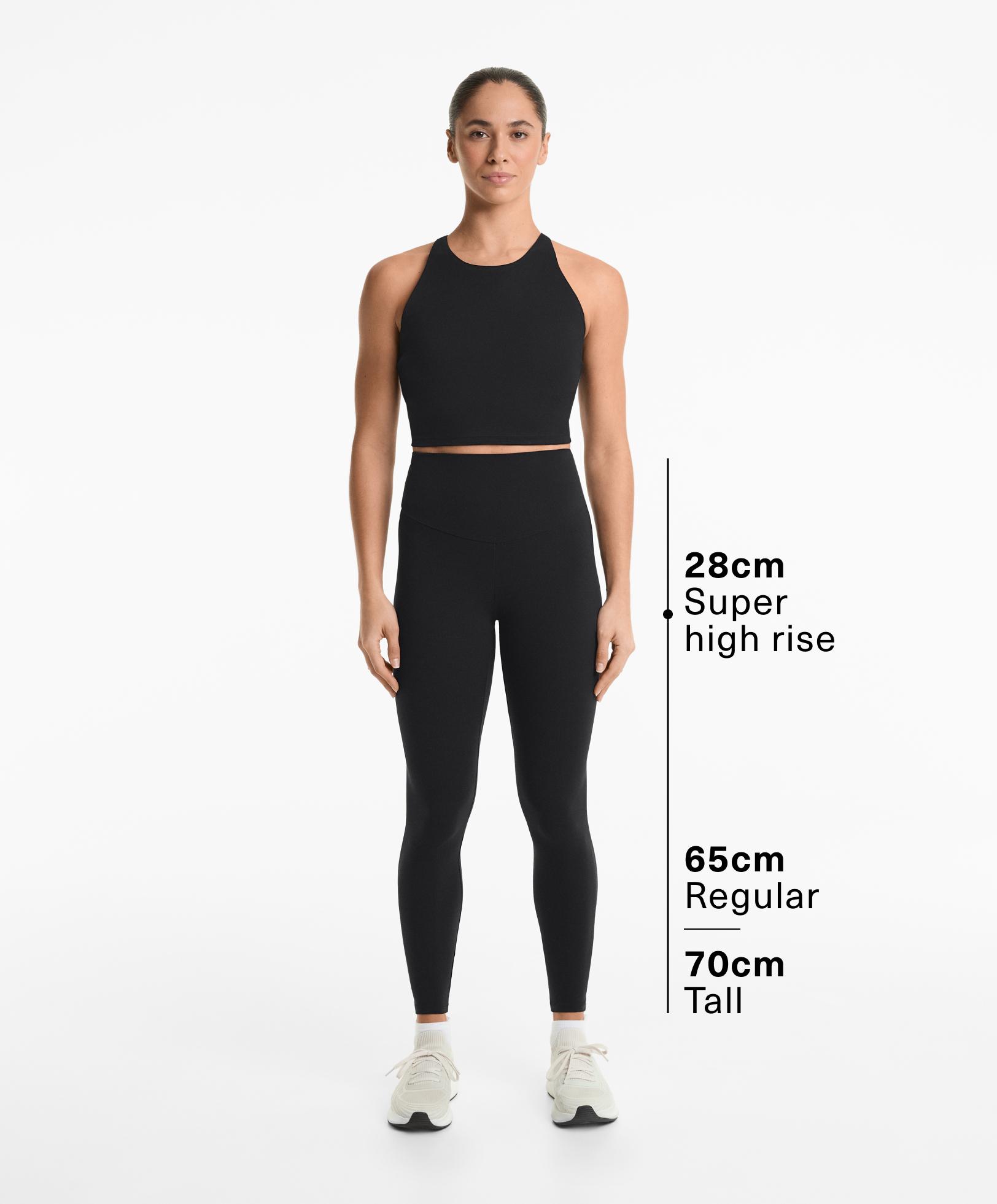 Total look super-high rise comfortlux negro