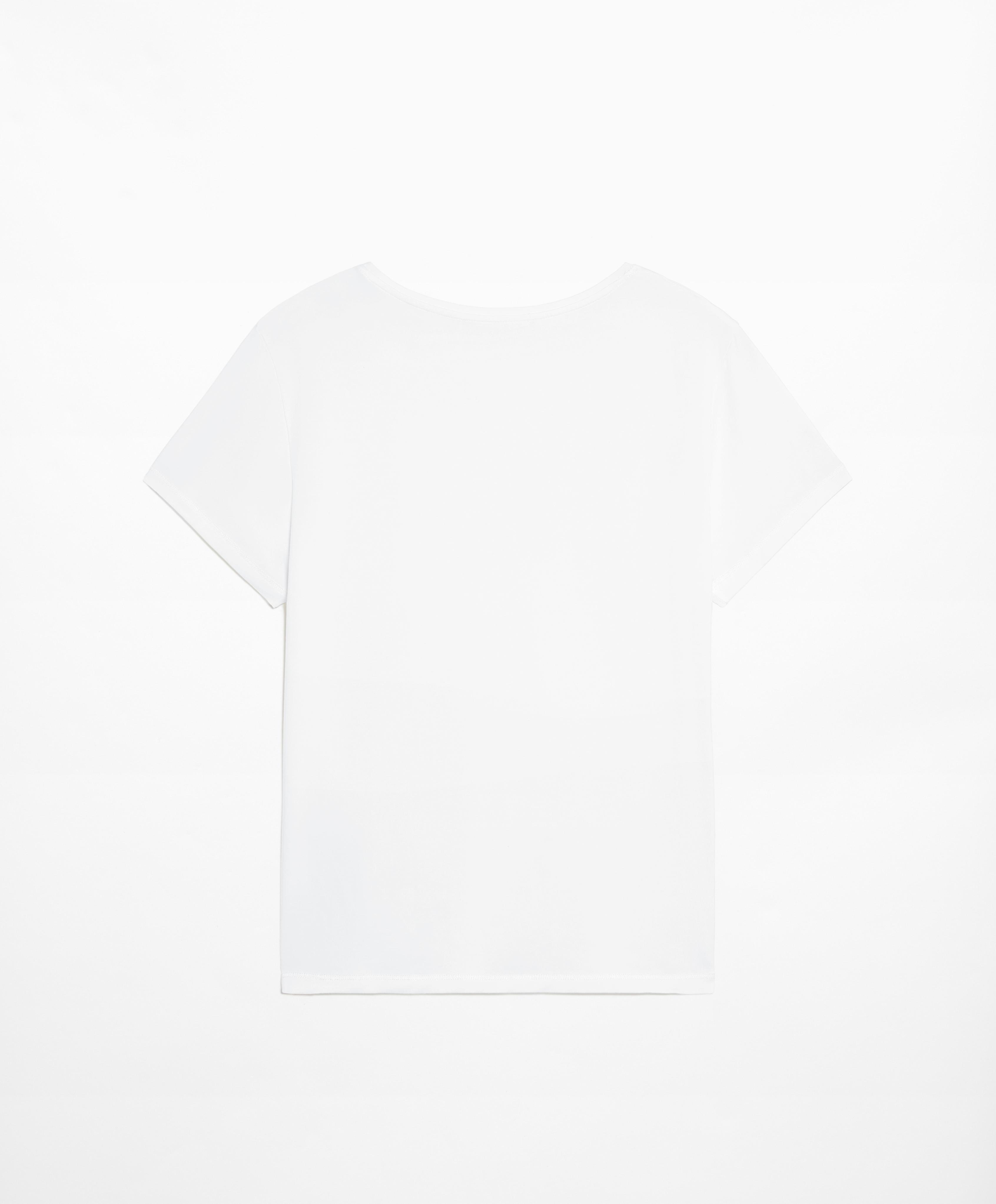 Short sleeve lyocell blend T-shirt - Sale