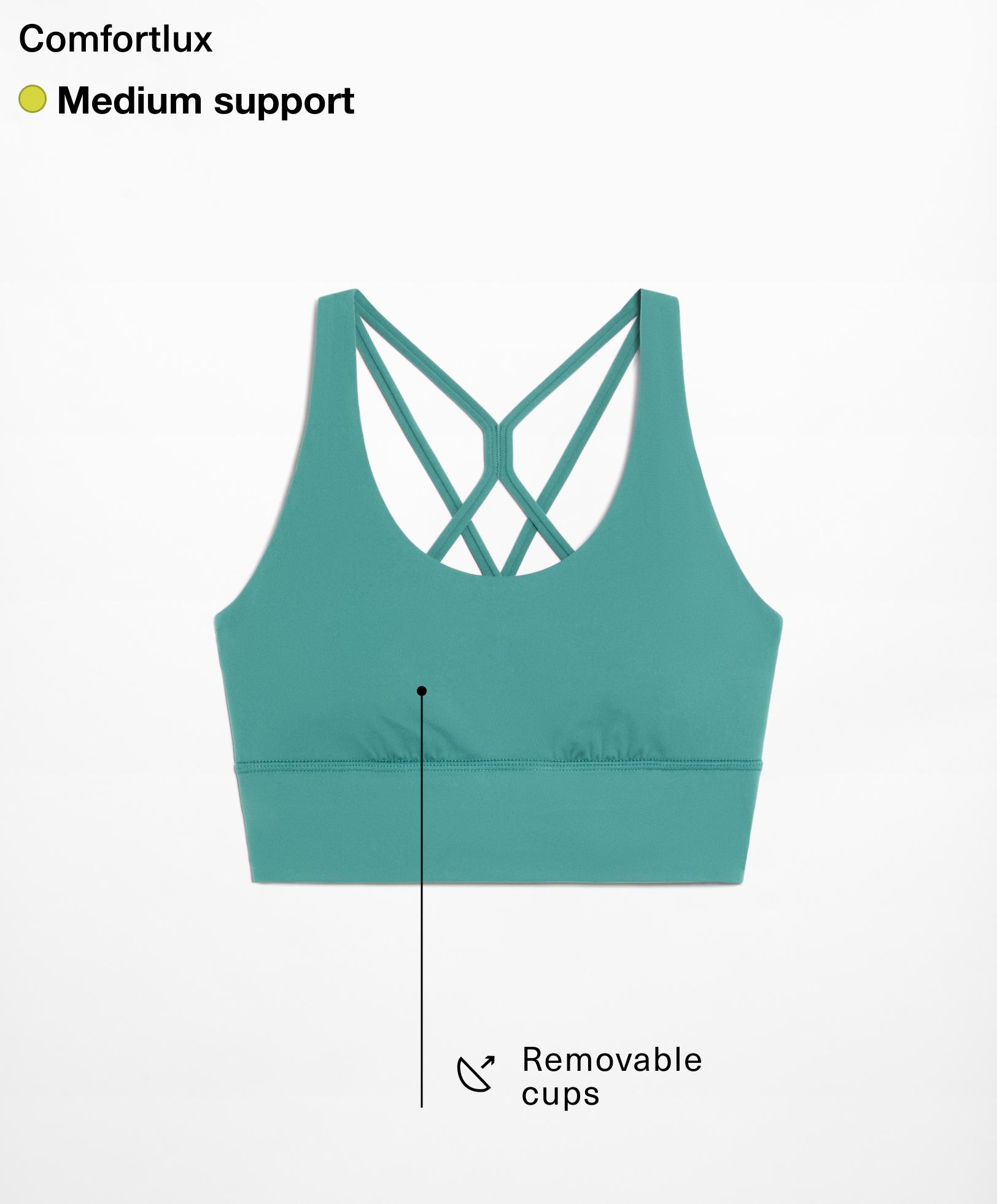 Medium-support comfortlux sports bra with cups - Sale