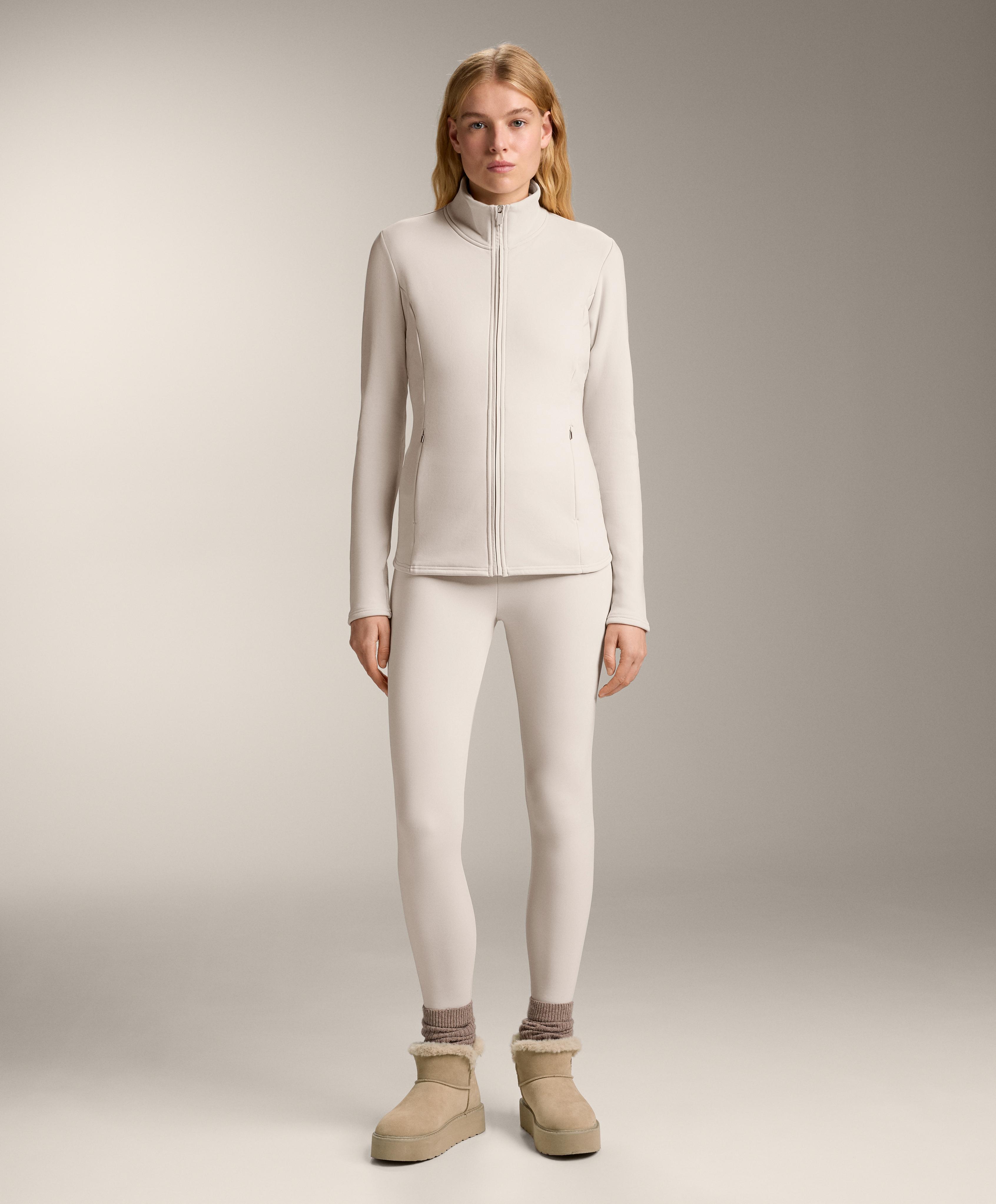 Super-extra-warm seamless 70cm high-rise ankle-length leggings