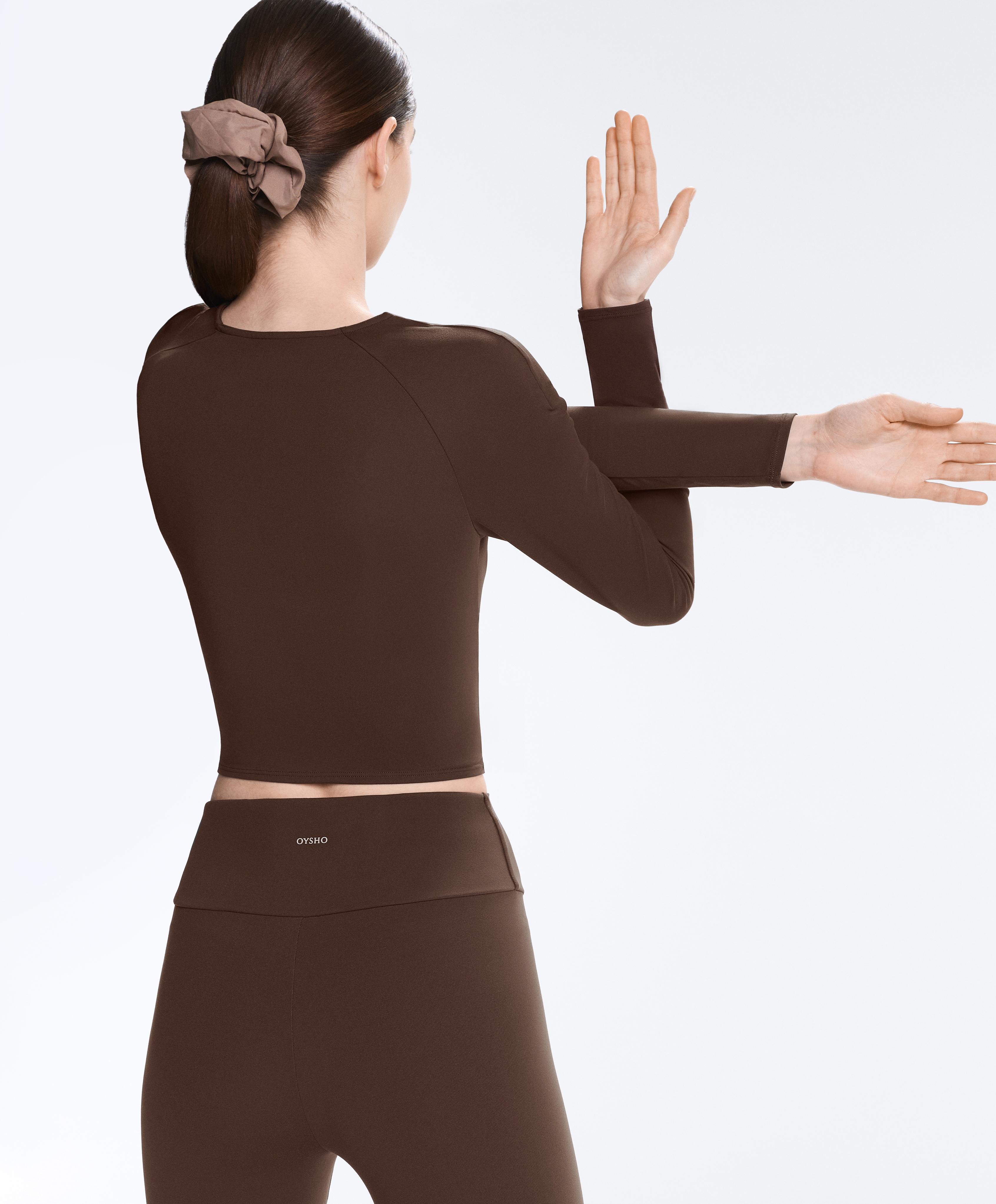 Comfortlux long-sleeved T-shirt — BROWN