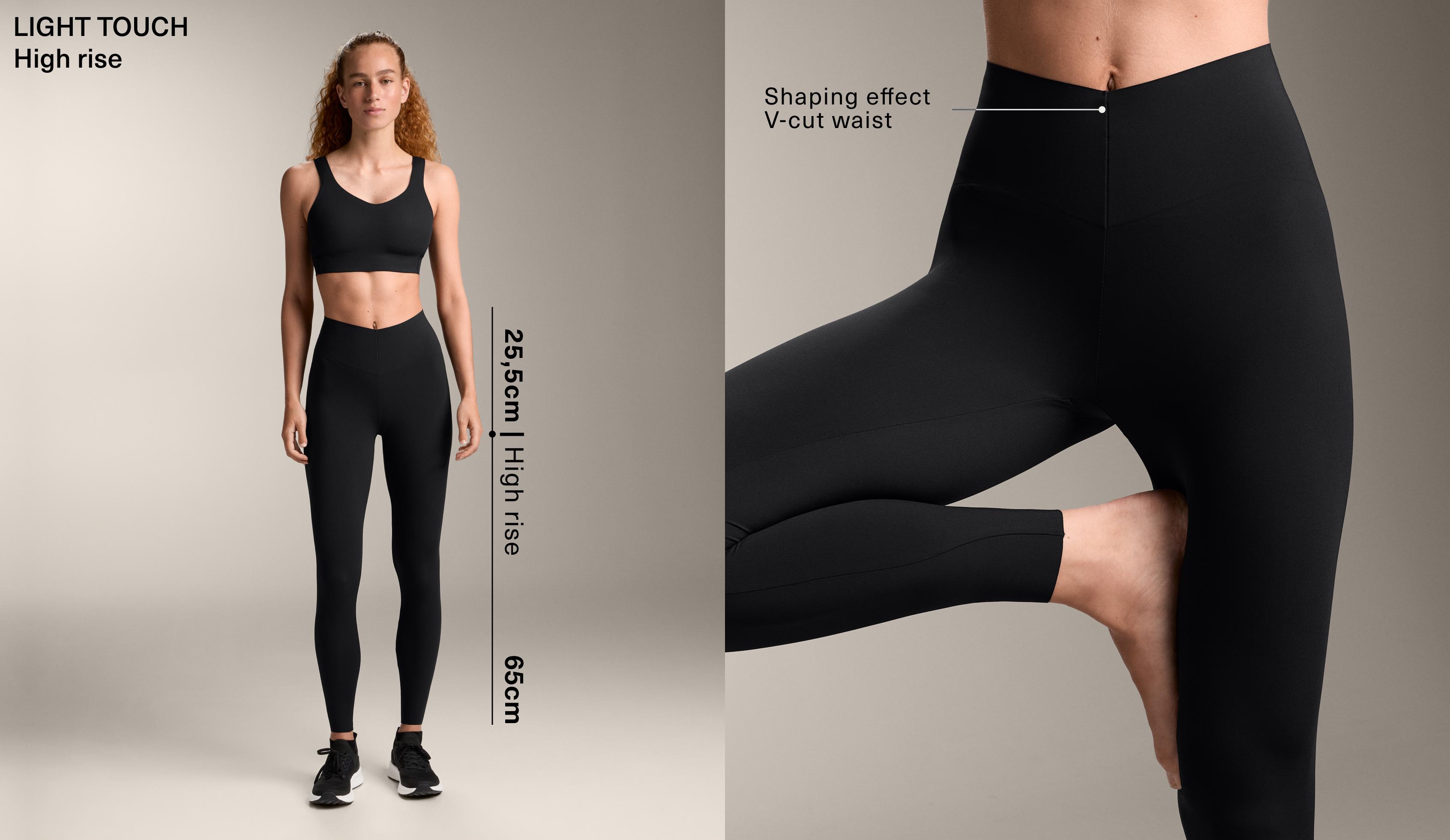 Knöchellange Leggings mit High Rise Light Touch V-Schnitt 65 cm Knöchellange Leggings mit High Rise Light Touch V-Schnitt 65 cm