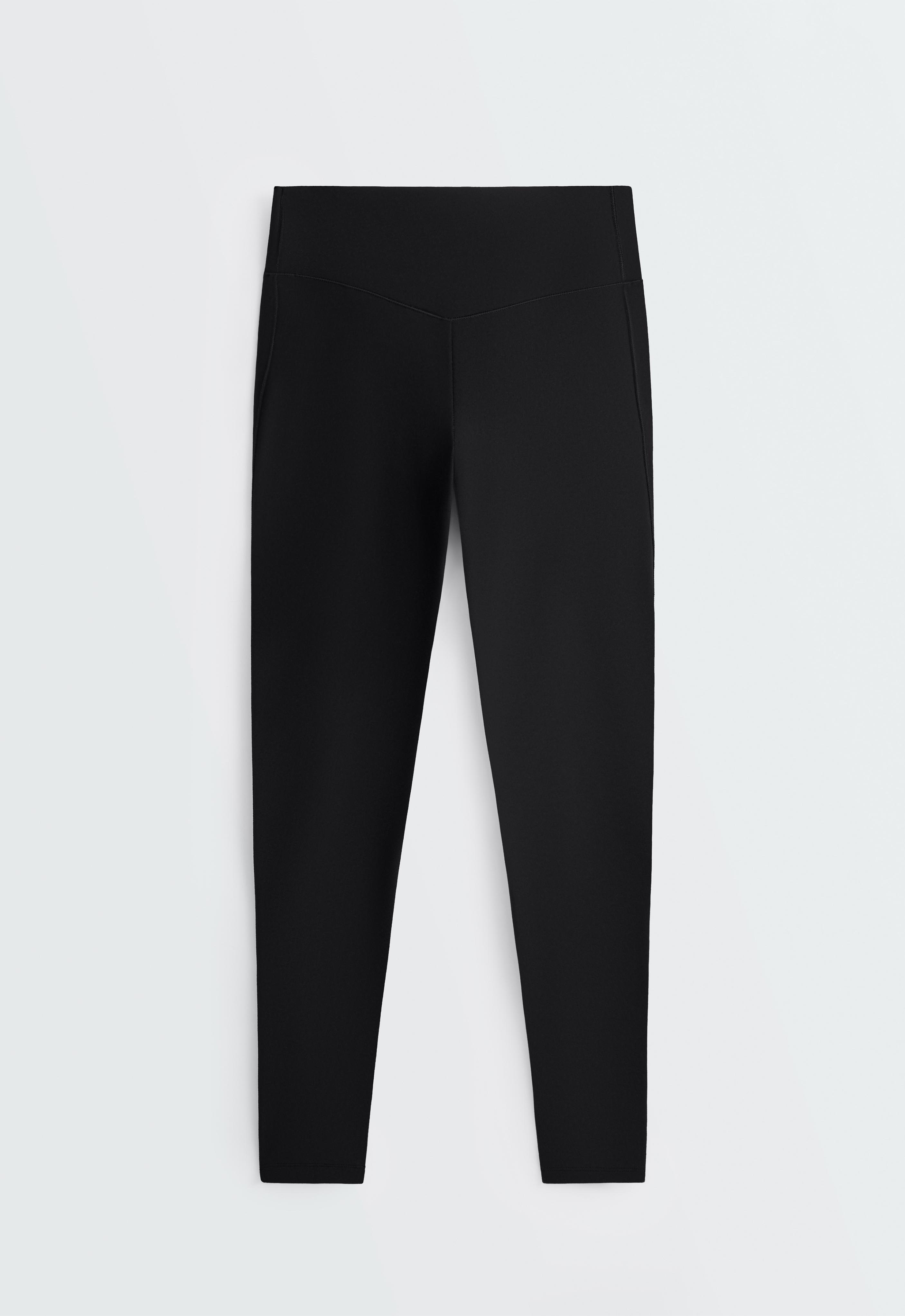 Evermove high-rise ankle-length leggings — BLACK