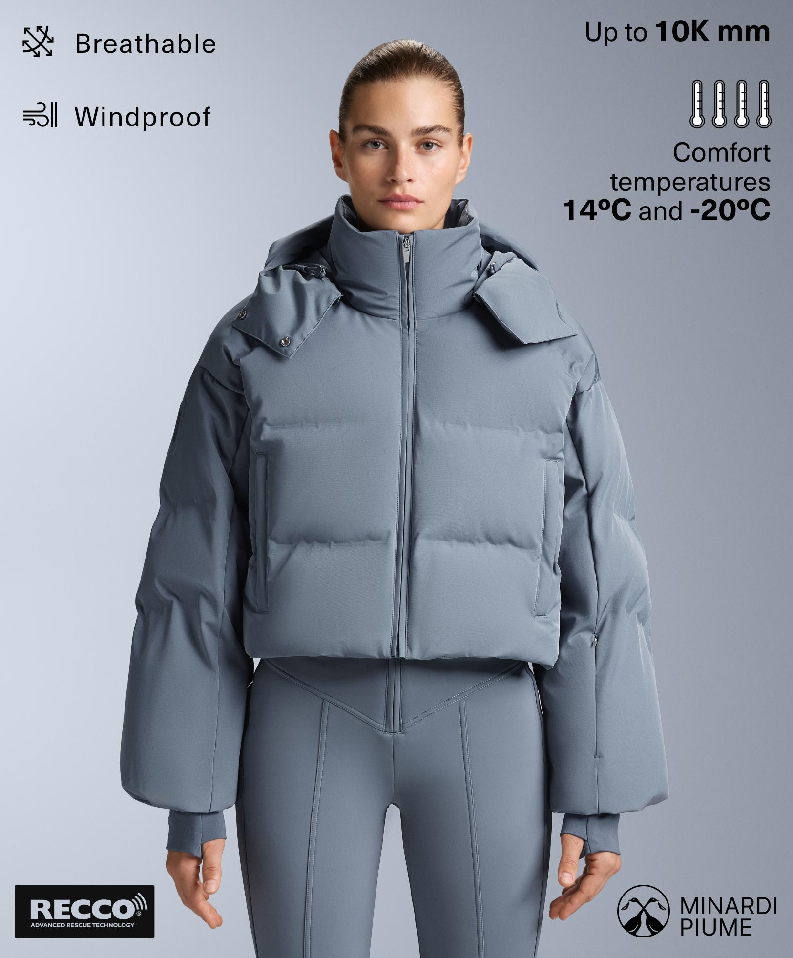 Lightweight 80% down and 20% MINARDI PIUME SKI water-resistant short jacket - Sale Lightweight 80% down and 20% MINARDI PIUME SKI water-resistant short jacket - Sale