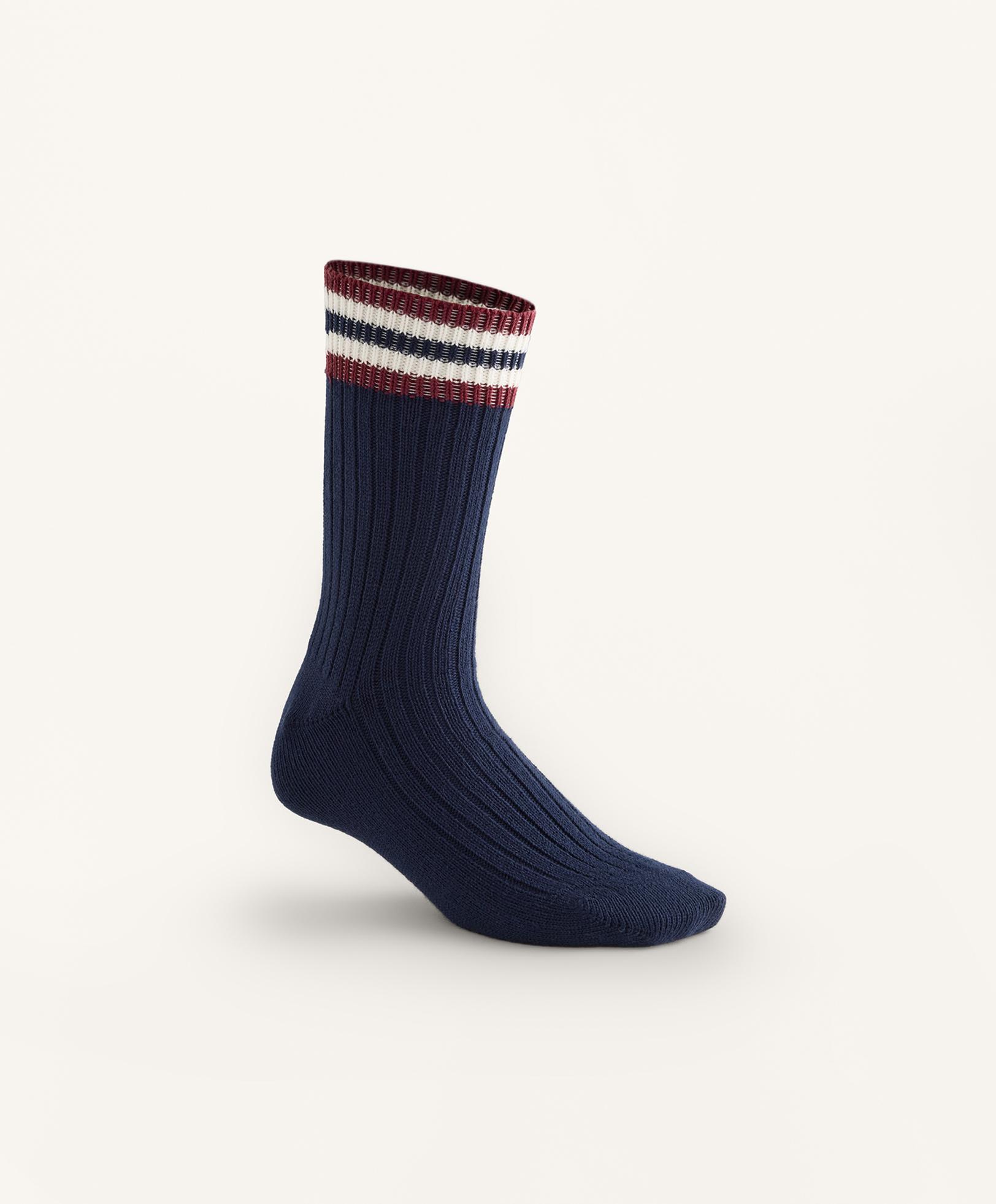 3 pairs of cotton blend classic socks — NAVY BLUE